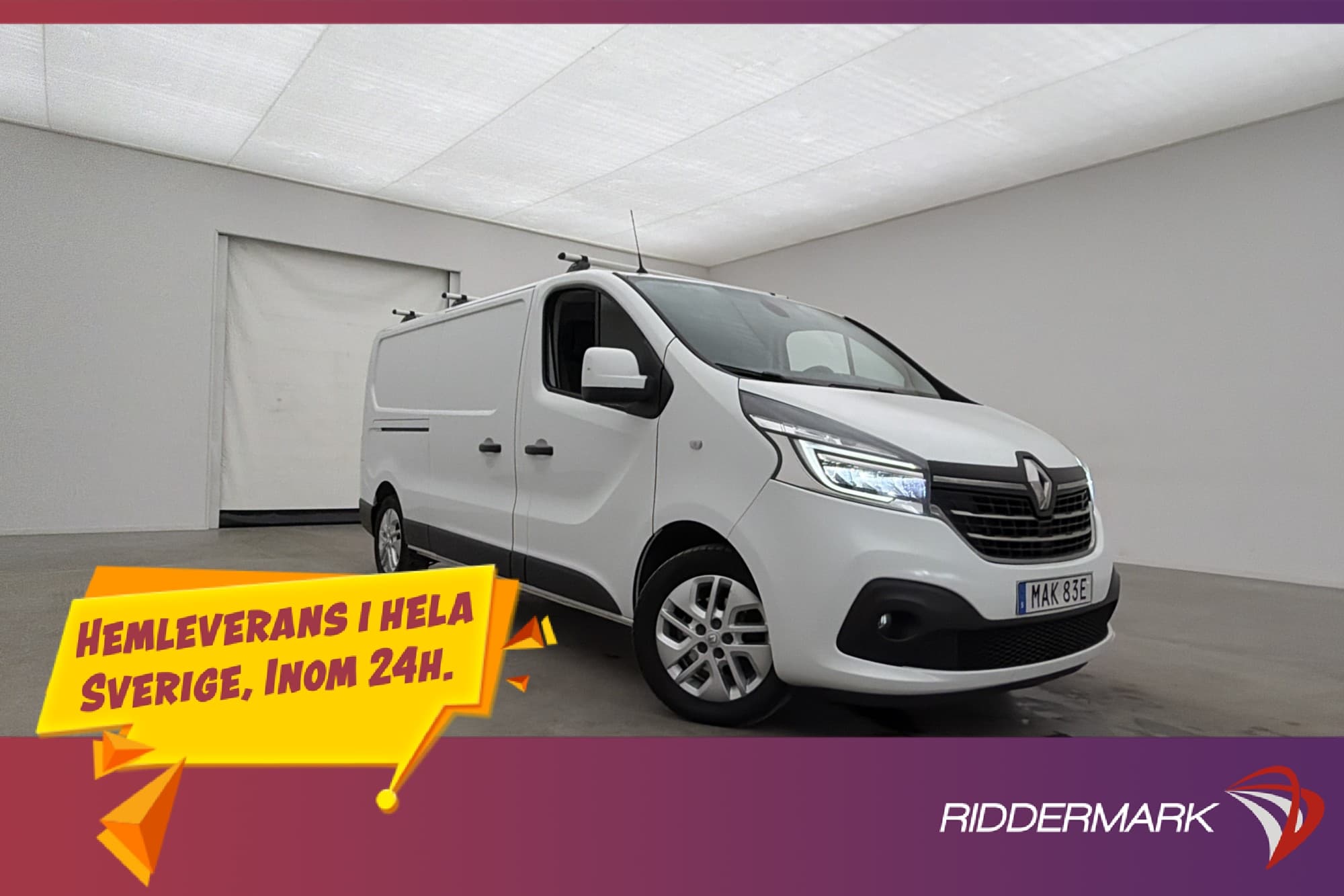 Renault trafic L2 2.0dCi 145hk Värmare Drag 3-Sits B-Kamera 