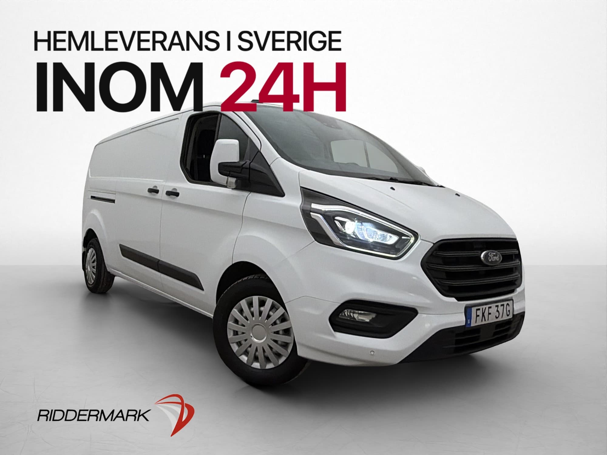 Ford Transit Custom L2 Värm Drag 2xDörr Kamera CARPLAY Moms