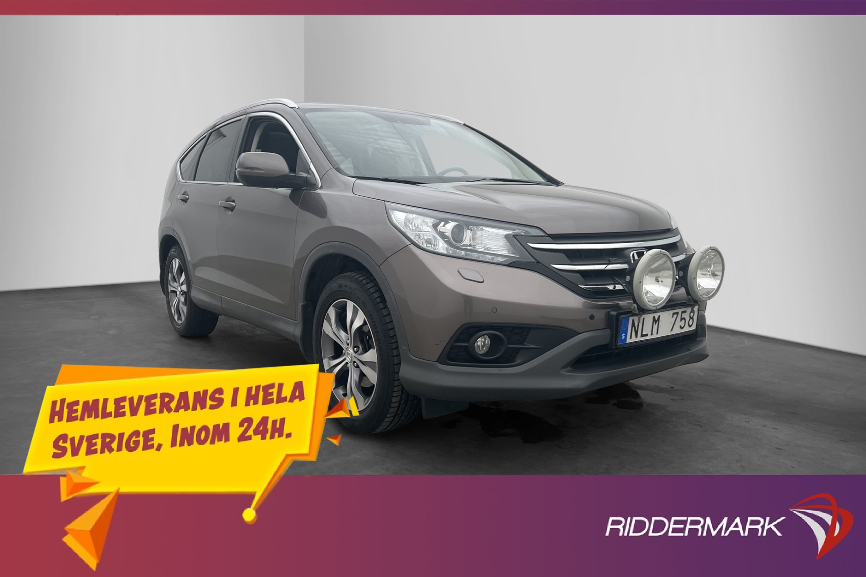 Honda CR-V 4WD 150hk Pano M&K-Värmare Kamera Navi Skinn