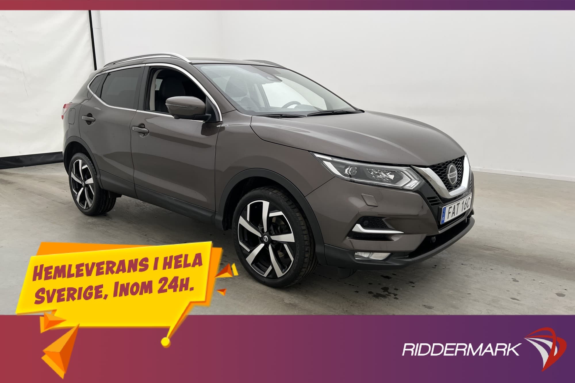 Nissan Qashqai 1.3 DIG-T Tekna 360° Navi CarPlay Skinn
