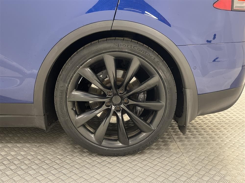 Tesla Model X 100D AWD 6 Sits Drag Uppgraderad AP Vinter pktinteriör