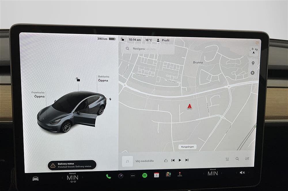 Tesla Model 3 Long Range AWD 440hk Uppgraderad AP Svensksåldinteriör
