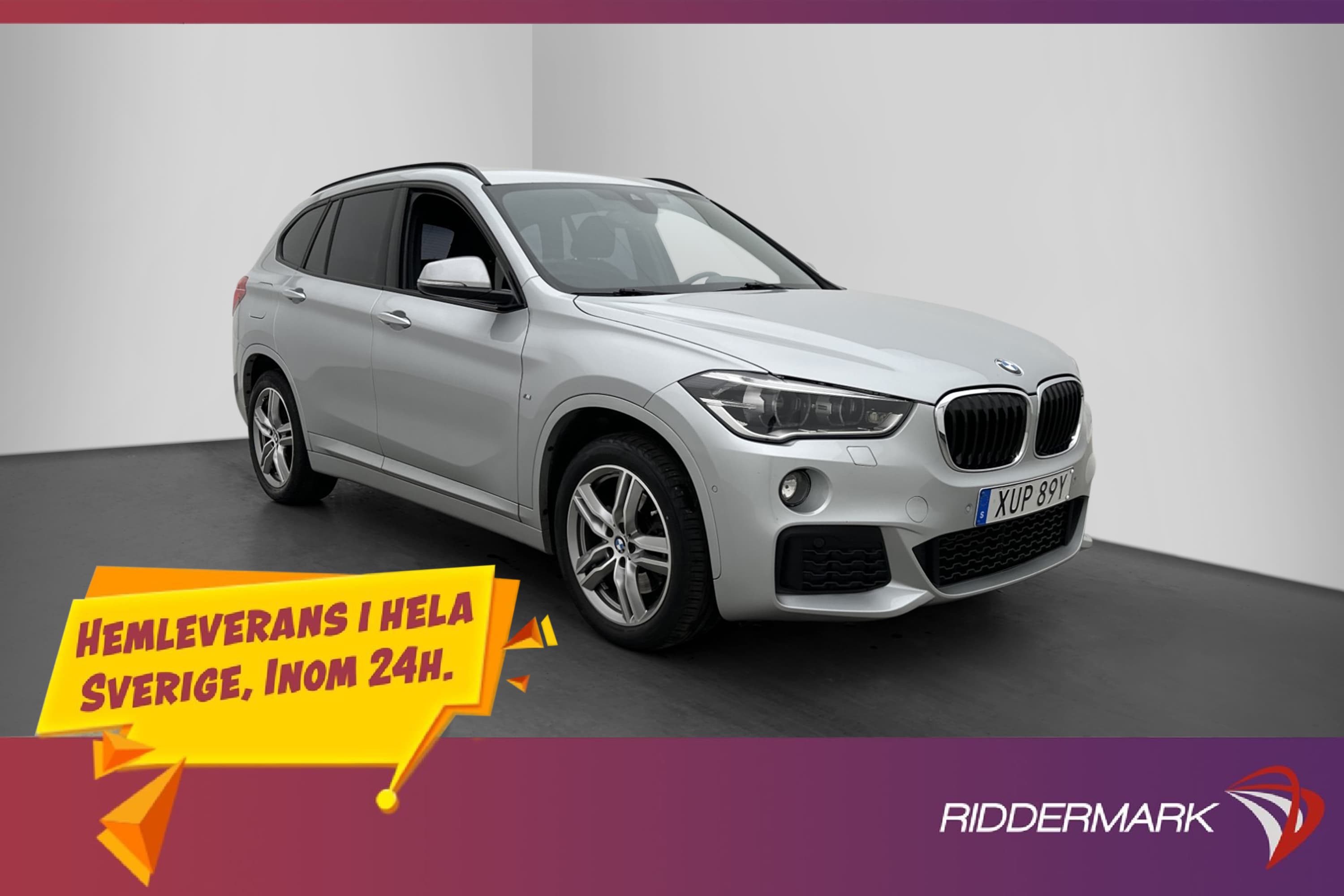 BMW X1 xDrive20d 190hk M Sport HiFi HUD Kamera Dragkrok Navi