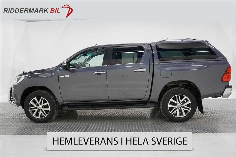 Toyota Hilux 2.4D Eu6 4WD 150hk Premium Kåpa Moms