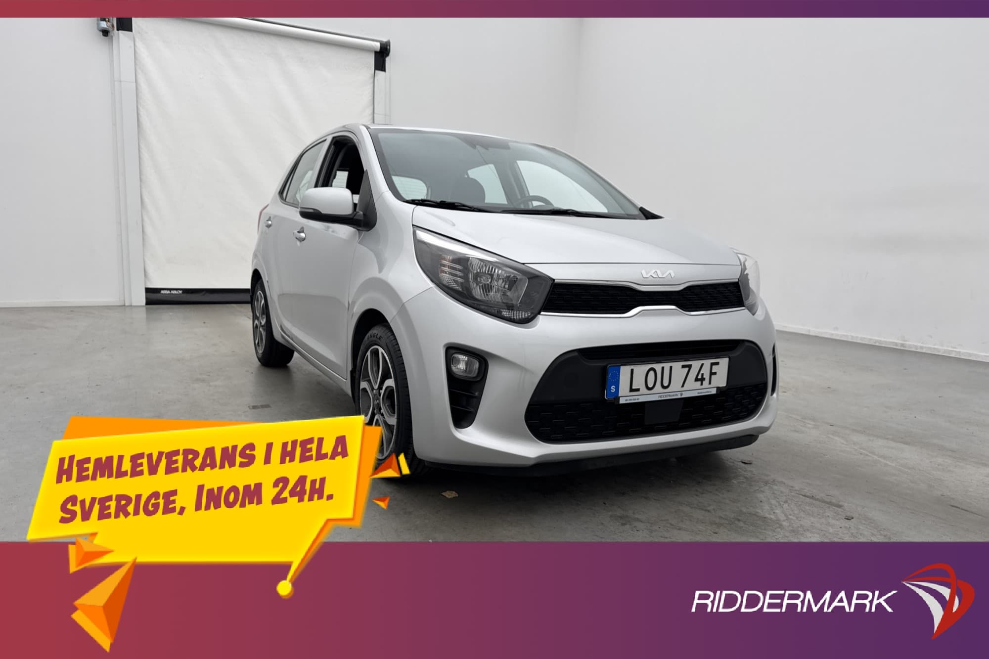 Kia Picanto 1.0 67hk Advance Kamera Navi CarPlay Rattvärme