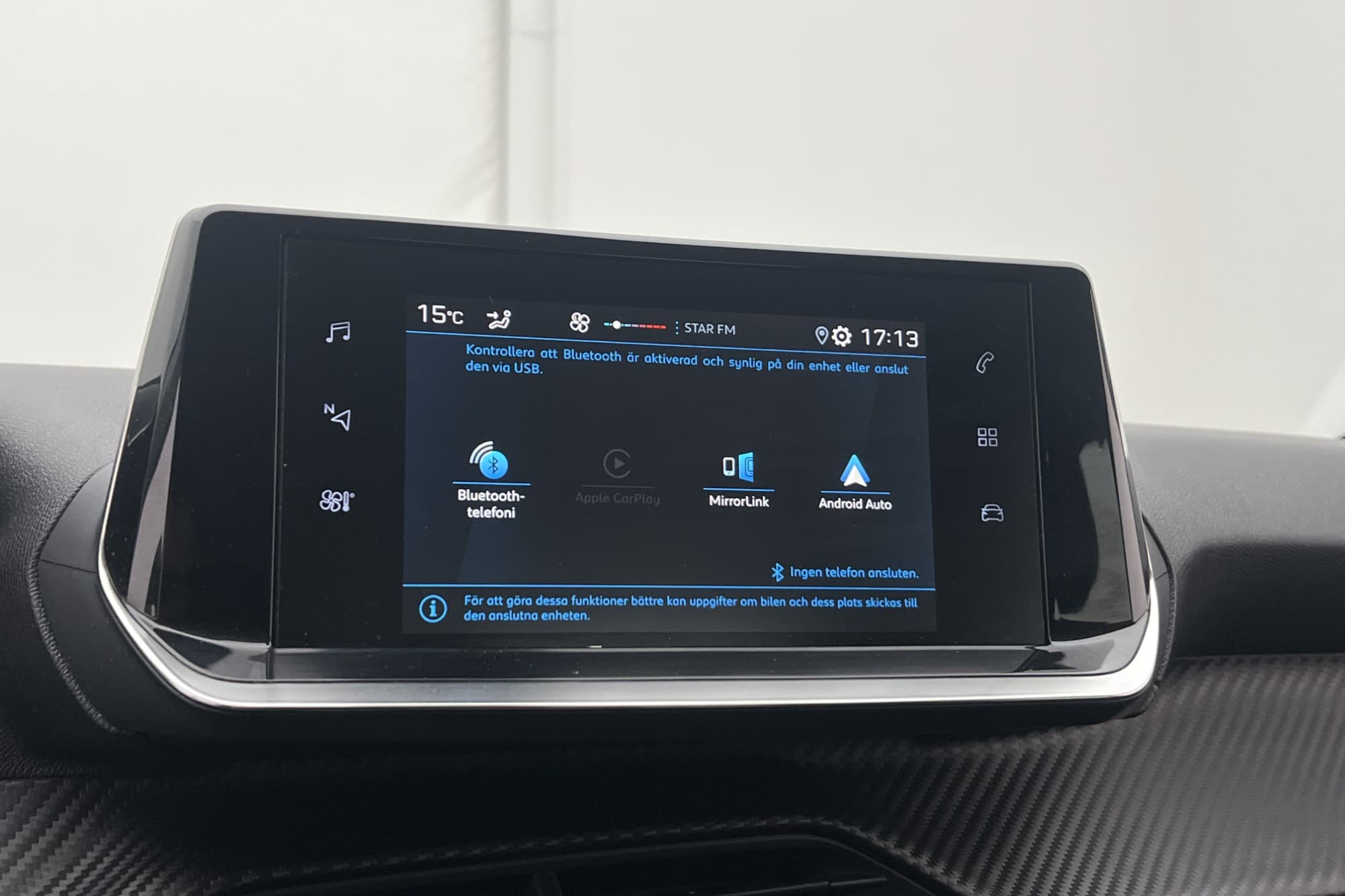 Peugeot 208 1.2 PureTech 100hk Active CarPlay Farthållare