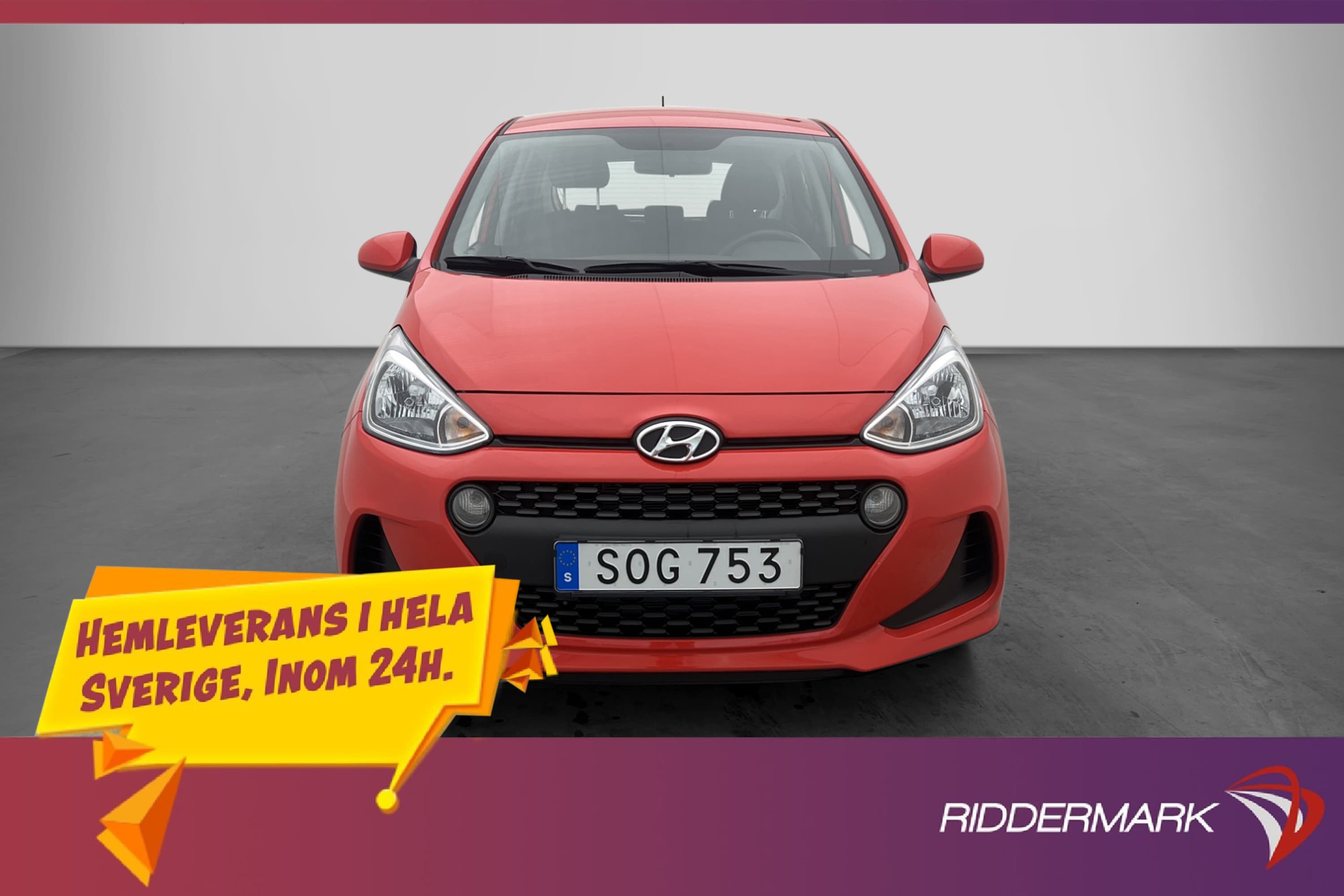 Hyundai i10 1.0 blue 67hk 1 Brukare Rattvärme 756kr Årsskatt
