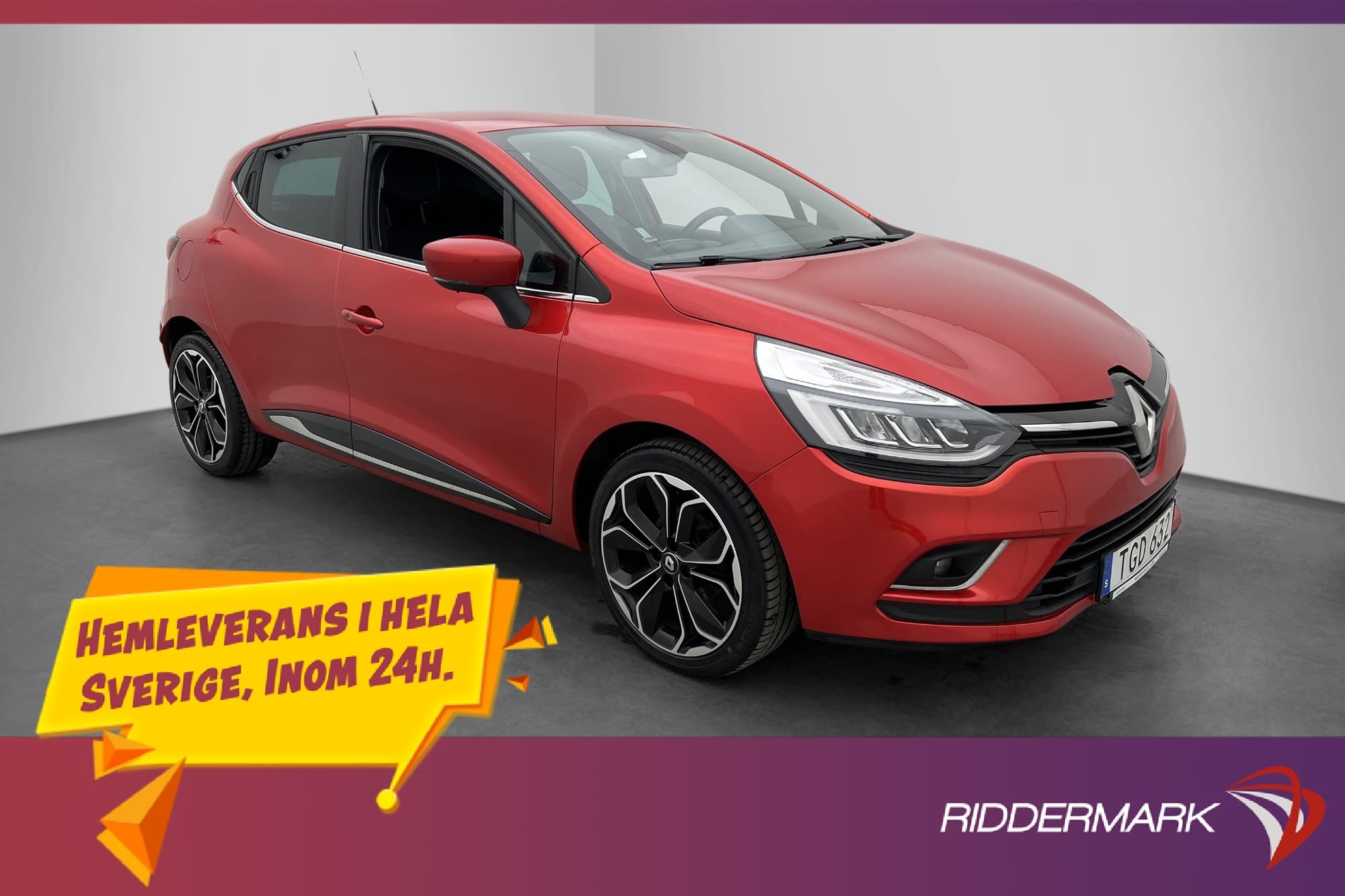 Renault Clio 0.9 TCe 90hk Intens Läder/Tyg Navi LED Keyless