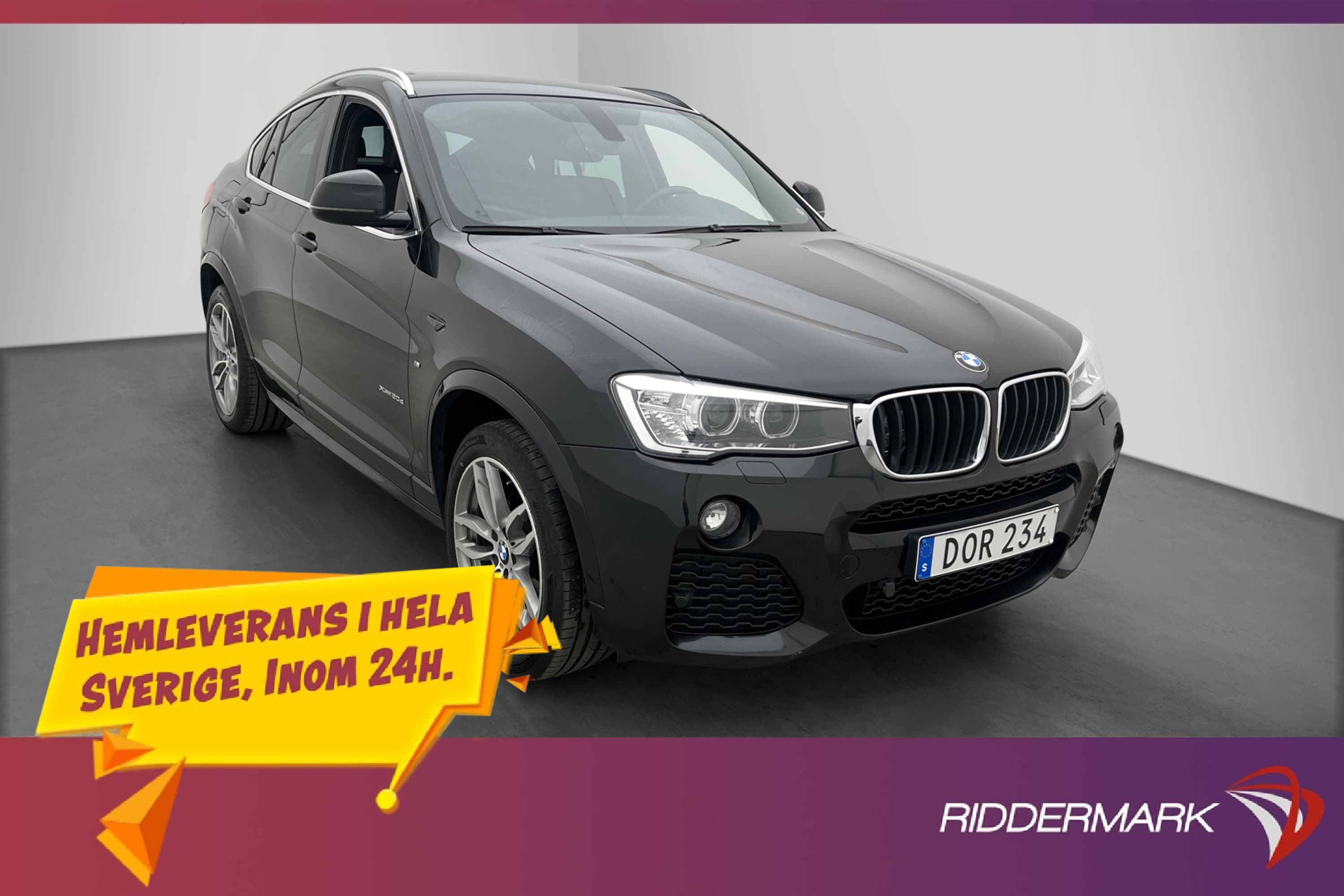 BMW X4 xDrive20d 190hk M Sport Värmare Navi Kamera Drag