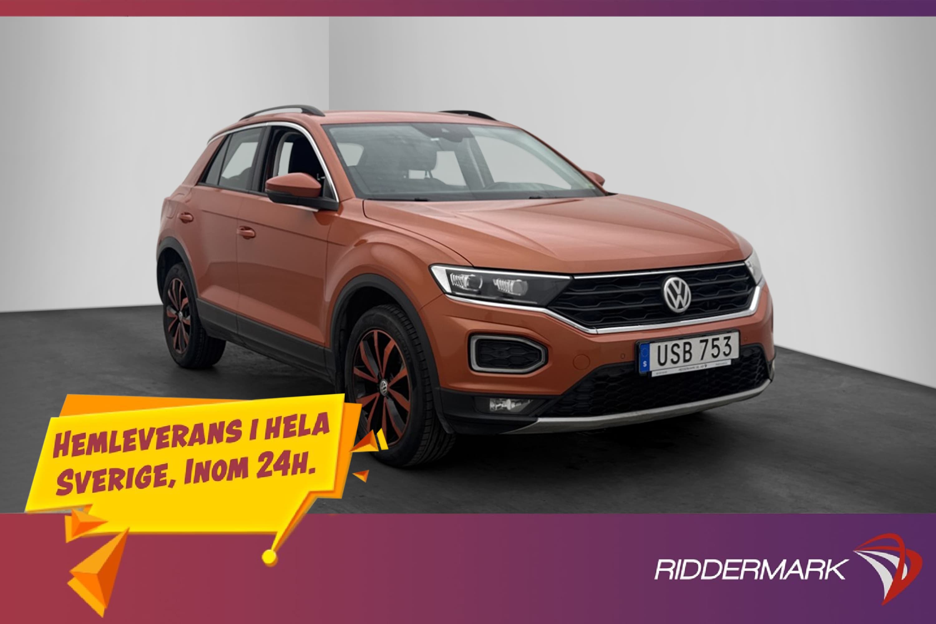 Volkswagen T-Roc 2.0 TDI 150hk 4M Cockpit Kamera Drag
