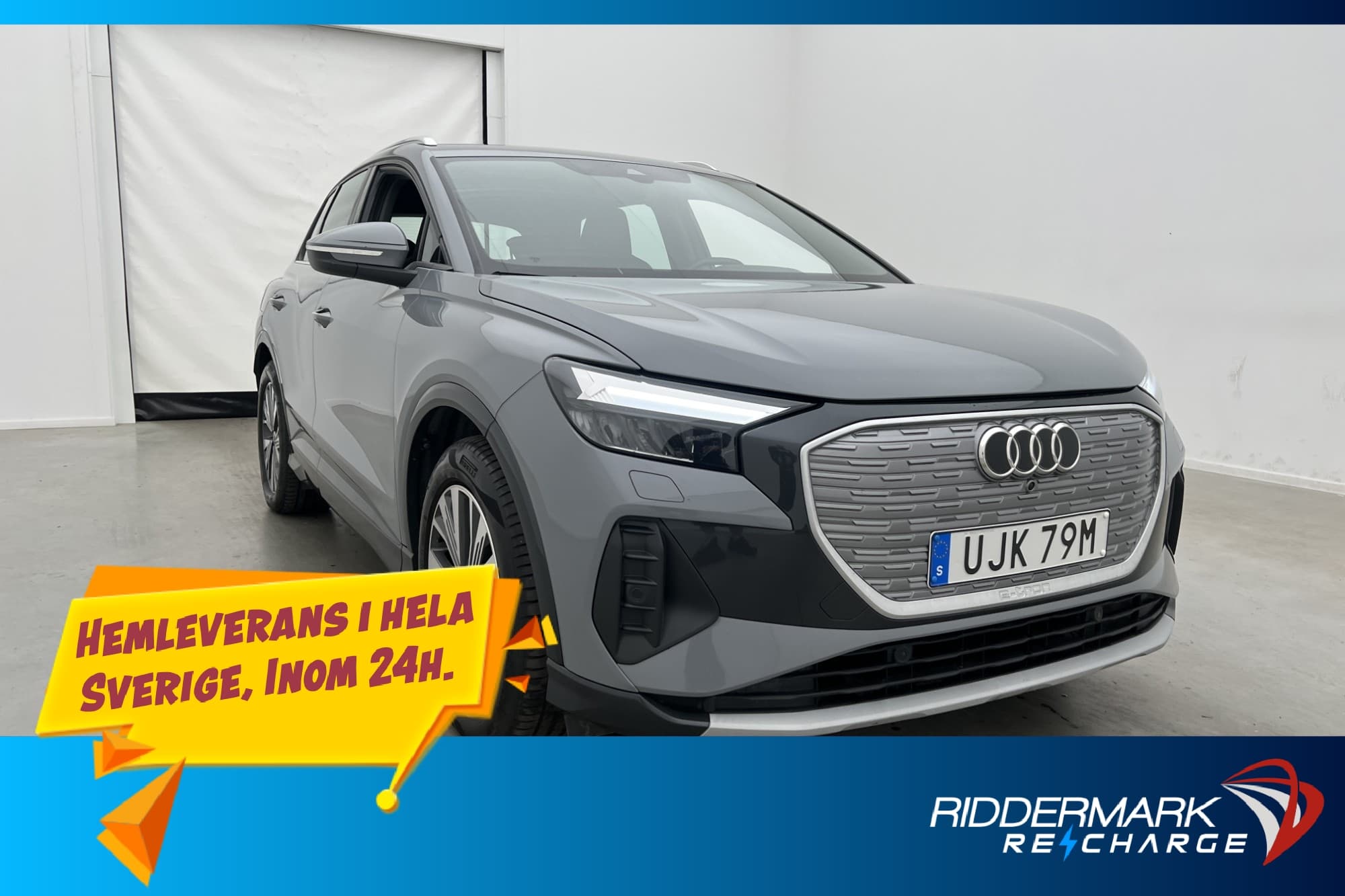 Audi Q4 50 e-tron Quattro 299hk Dragkrok CarPlay Keyless