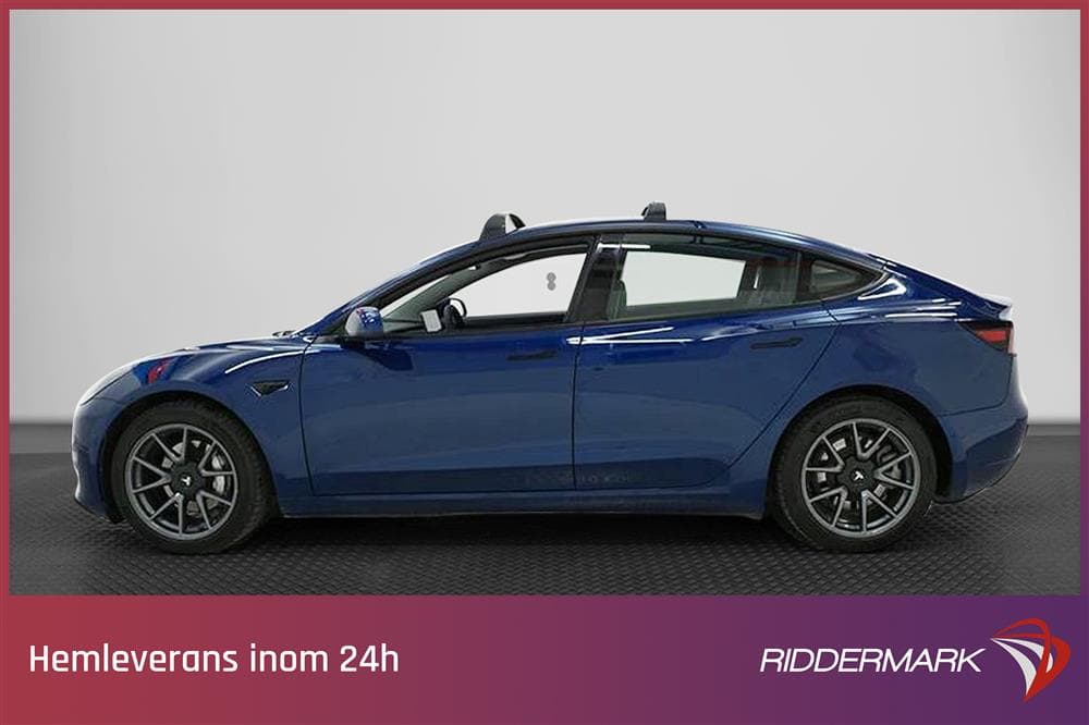 Tesla Model 3 Long Range AWD 440hk Drag Svensksåld Premiumexteriör