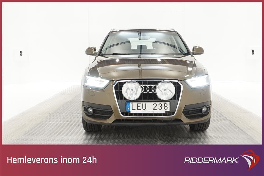 Audi Q3 2.0 TDI Quattro 140hk Pano Skinn Navi 0,57l/milexteriör