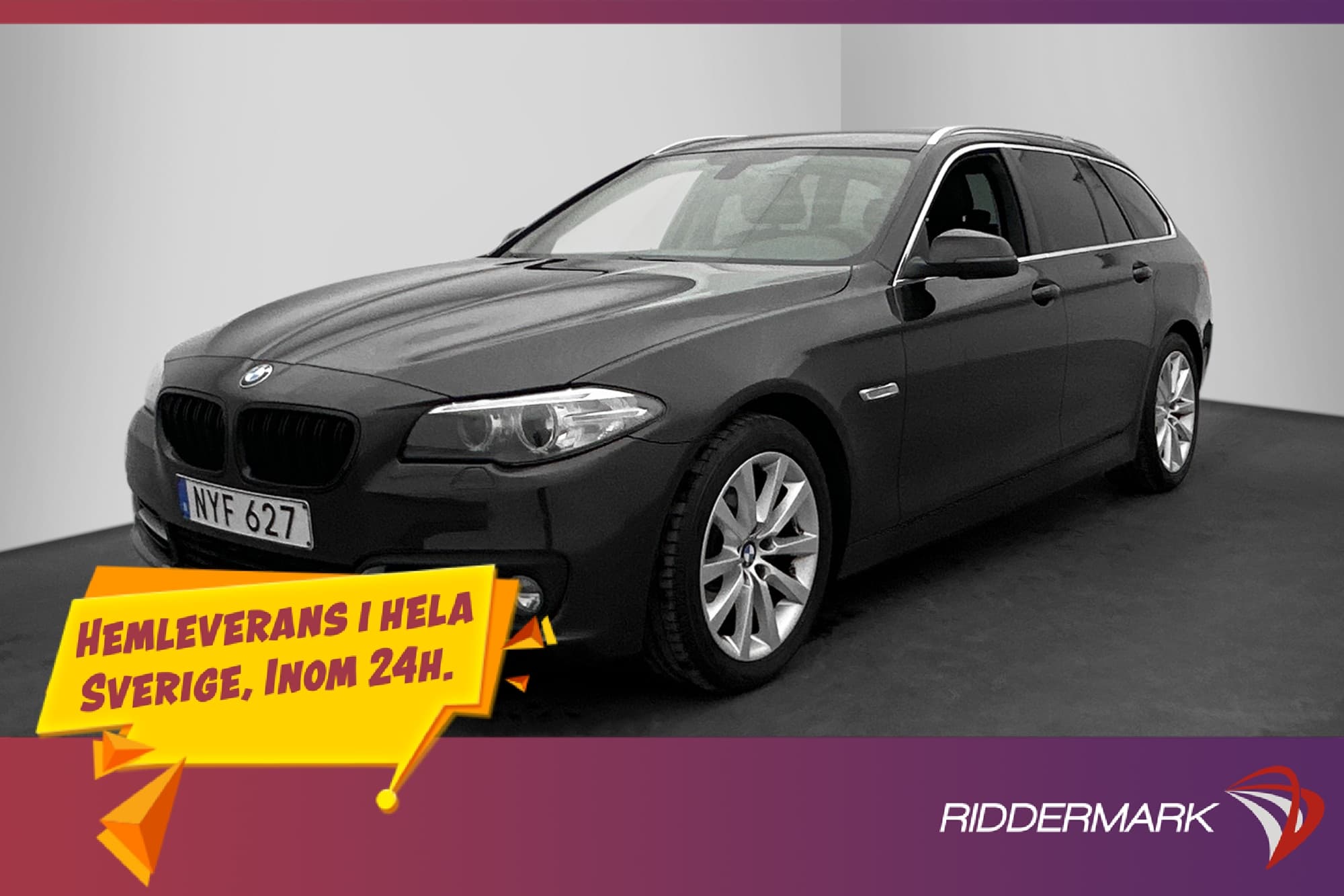 BMW 520 xDrive Touring Läder Kamera D-Värm Drag Elstol 184hk