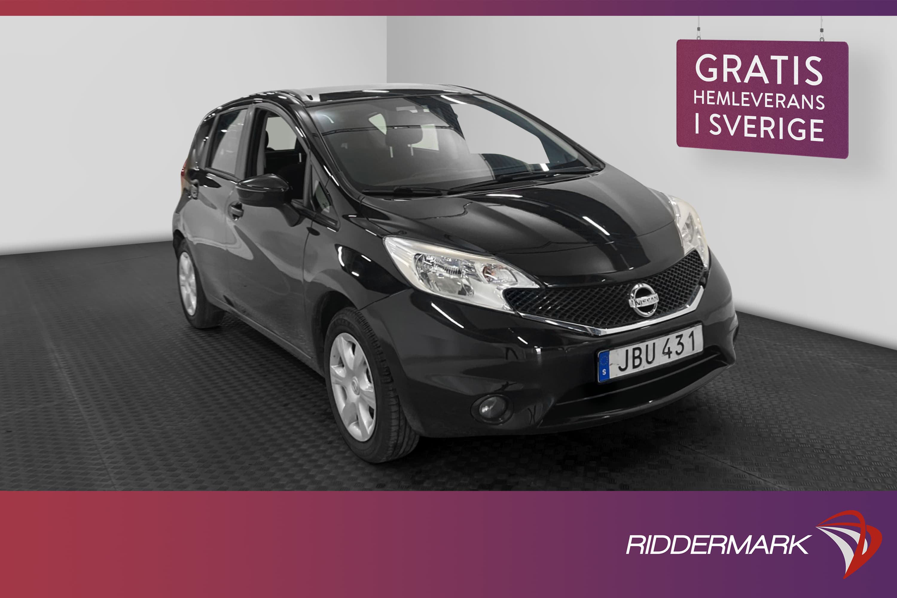 Nissan Note 1.2 80hk Farthållare BT