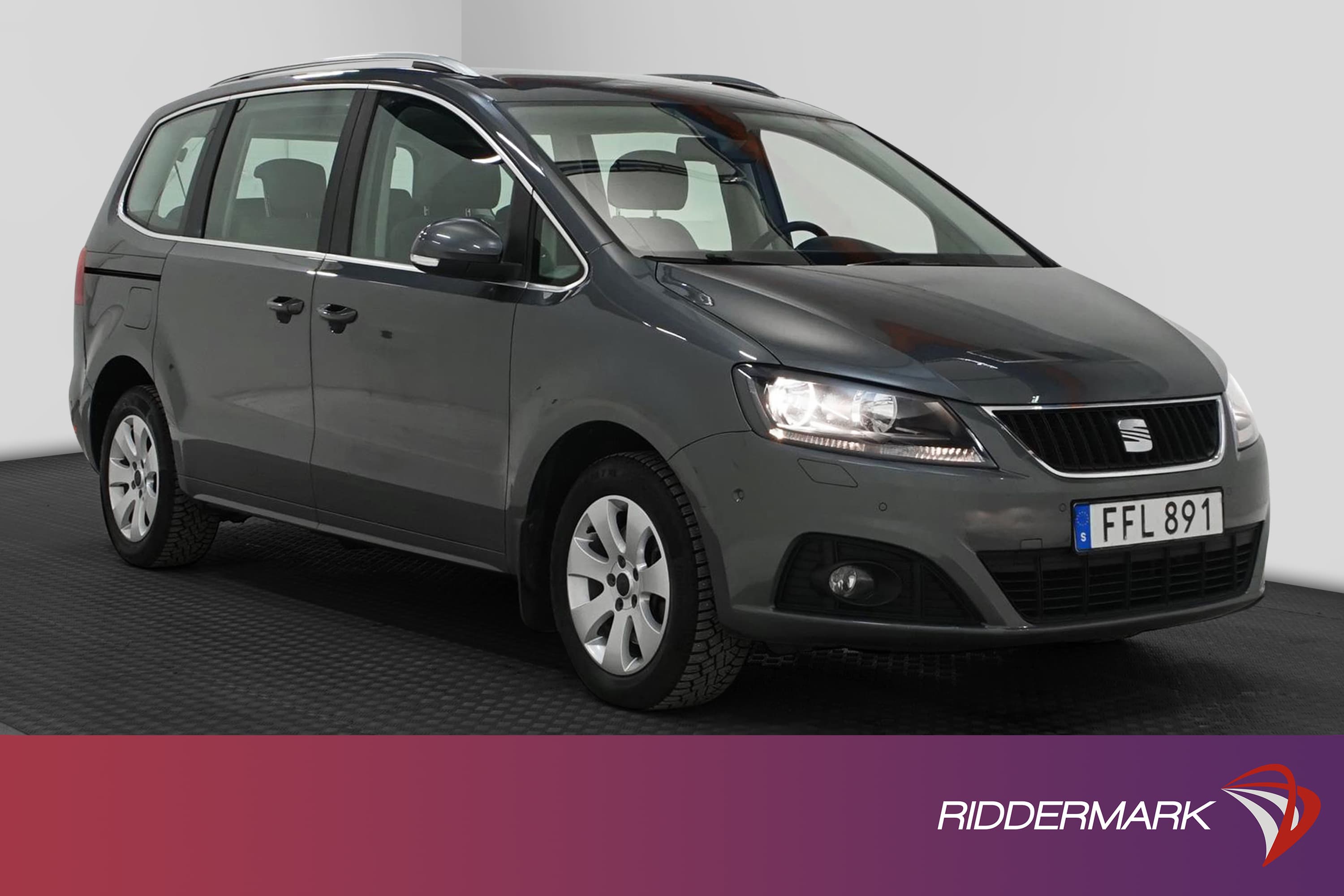 SEAT Alhambra 2.0 TDI 140hk 7-Sits Värmare Kamera Drag Navi