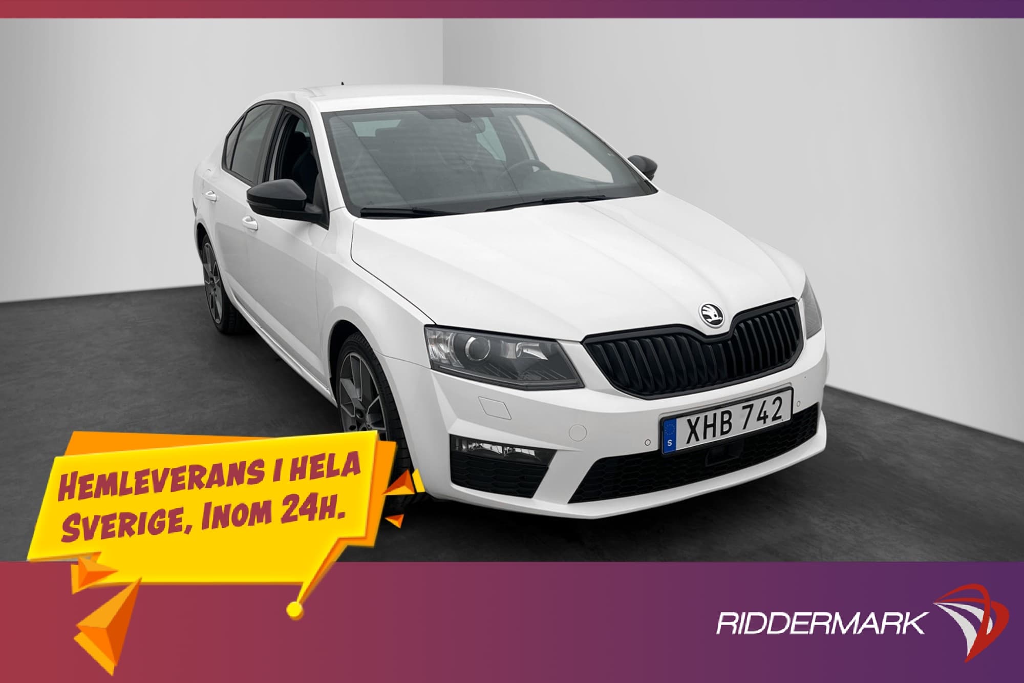 Skoda Octavia RS 2.0 TDI Kamera Värm Skinn Adapt-fart Drag