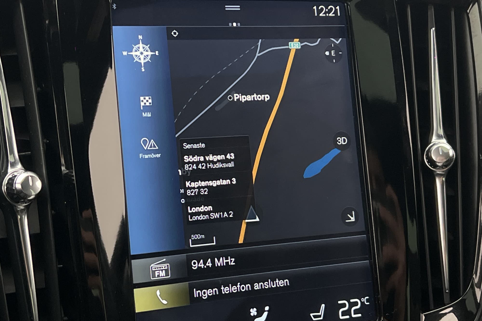 Volvo S90 D4 AWD 200hk R-Design VOC Värm B-Kamera GPS BLIS