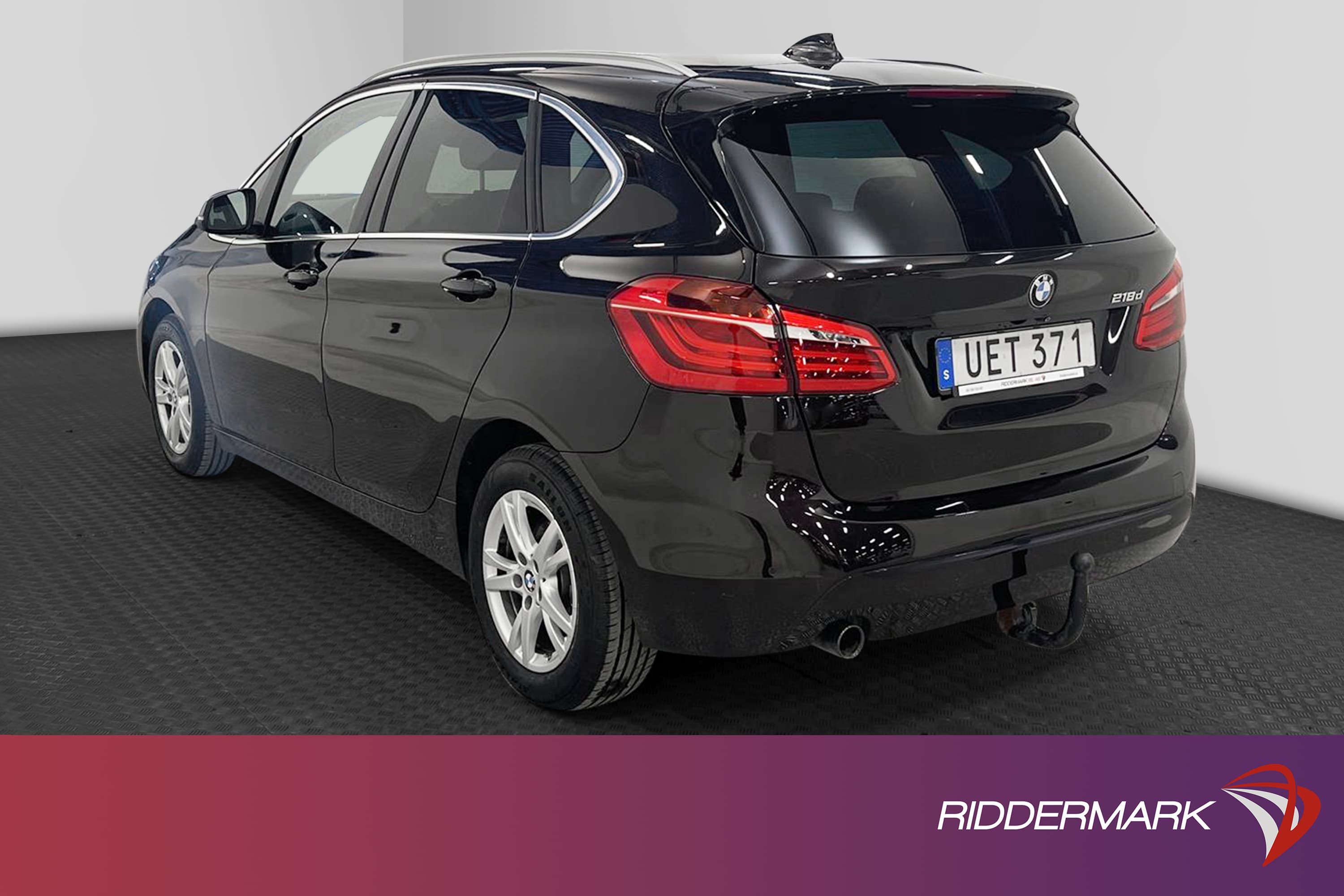 BMW 218d Active Tourer  Drag P-sensorer Rattvärme 0.41l/milexteriör