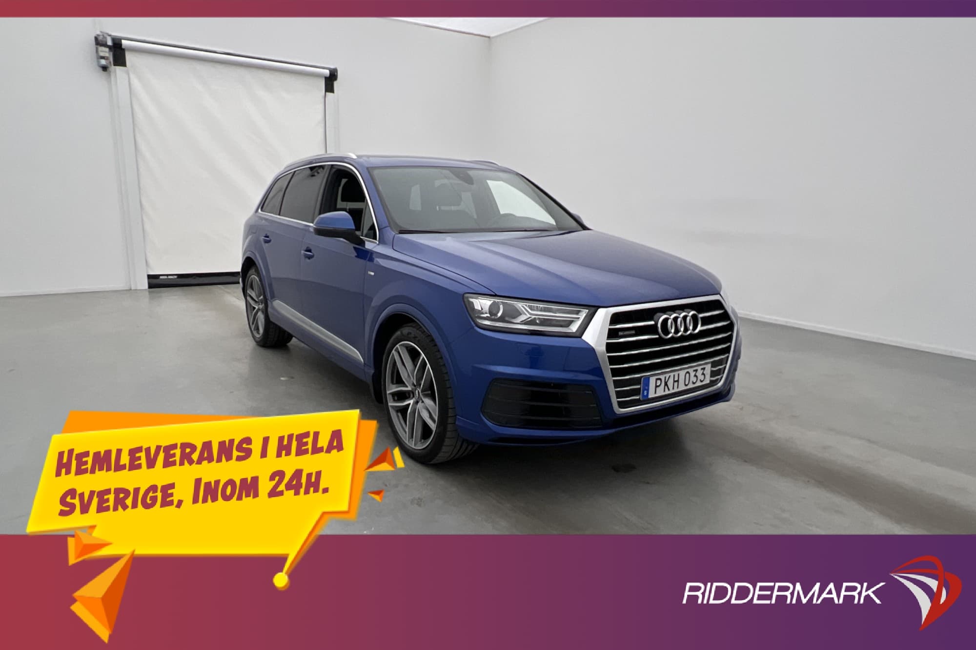 Audi Q7 3.0 TDI V6 Q S-Line 7-Sits Pano Luftfjädring Drag