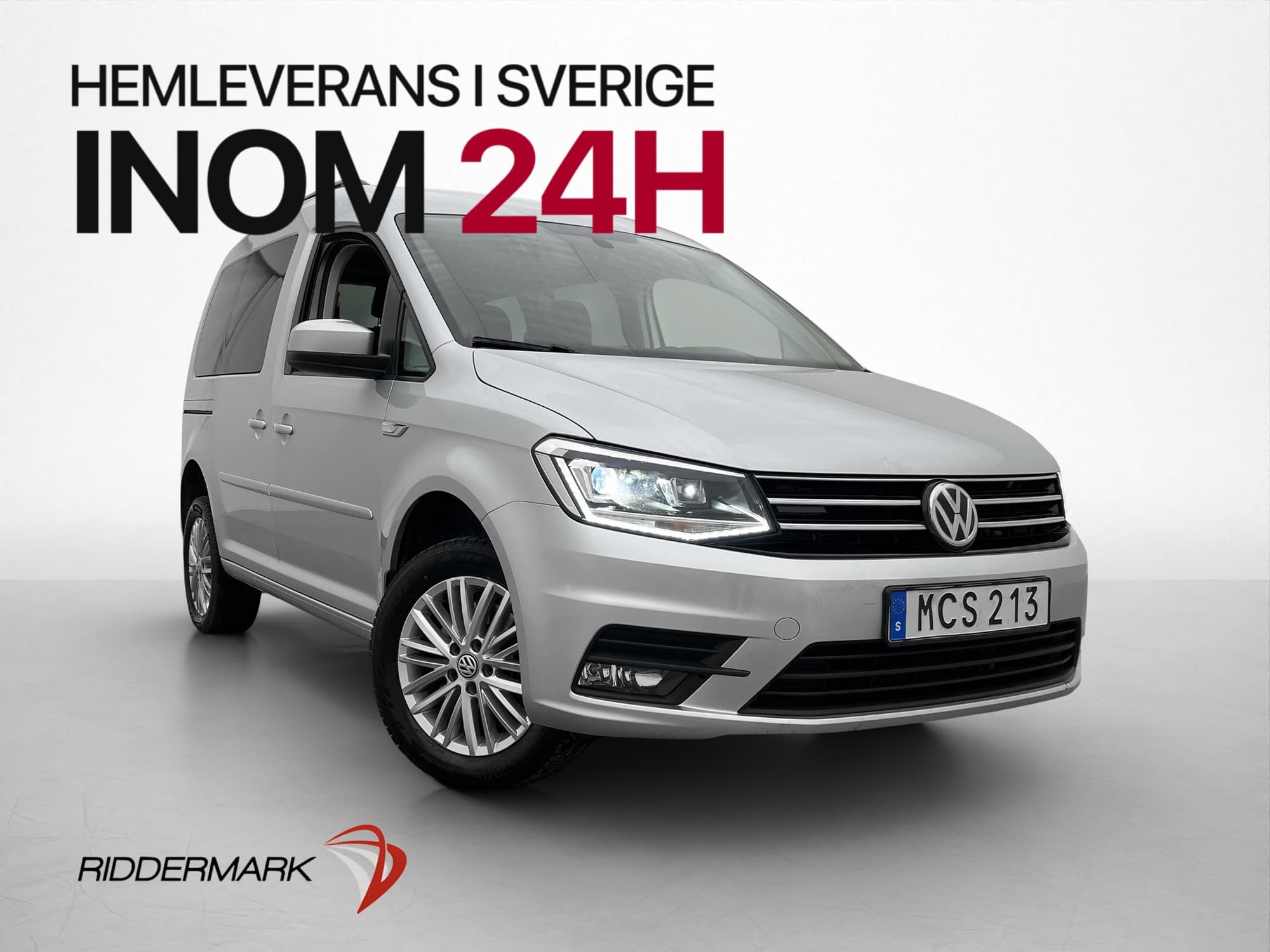 Volkswagen Caddy Life 4Motion Värm Drag LED B-Kamera CARPLAY