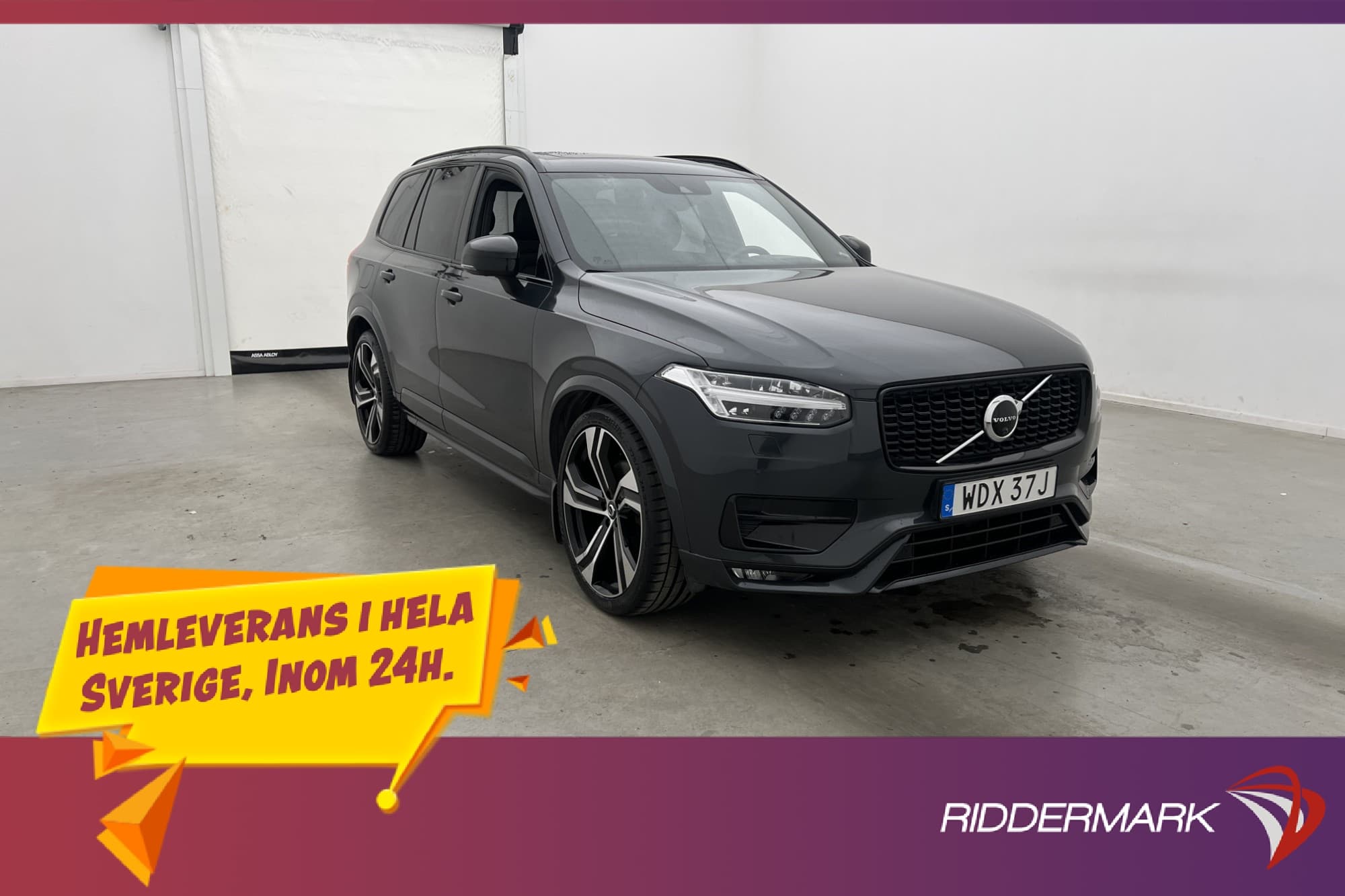 Volvo XC90 B5 AWD 7-Sits R-Design B&W Pano Värm HuD 360°