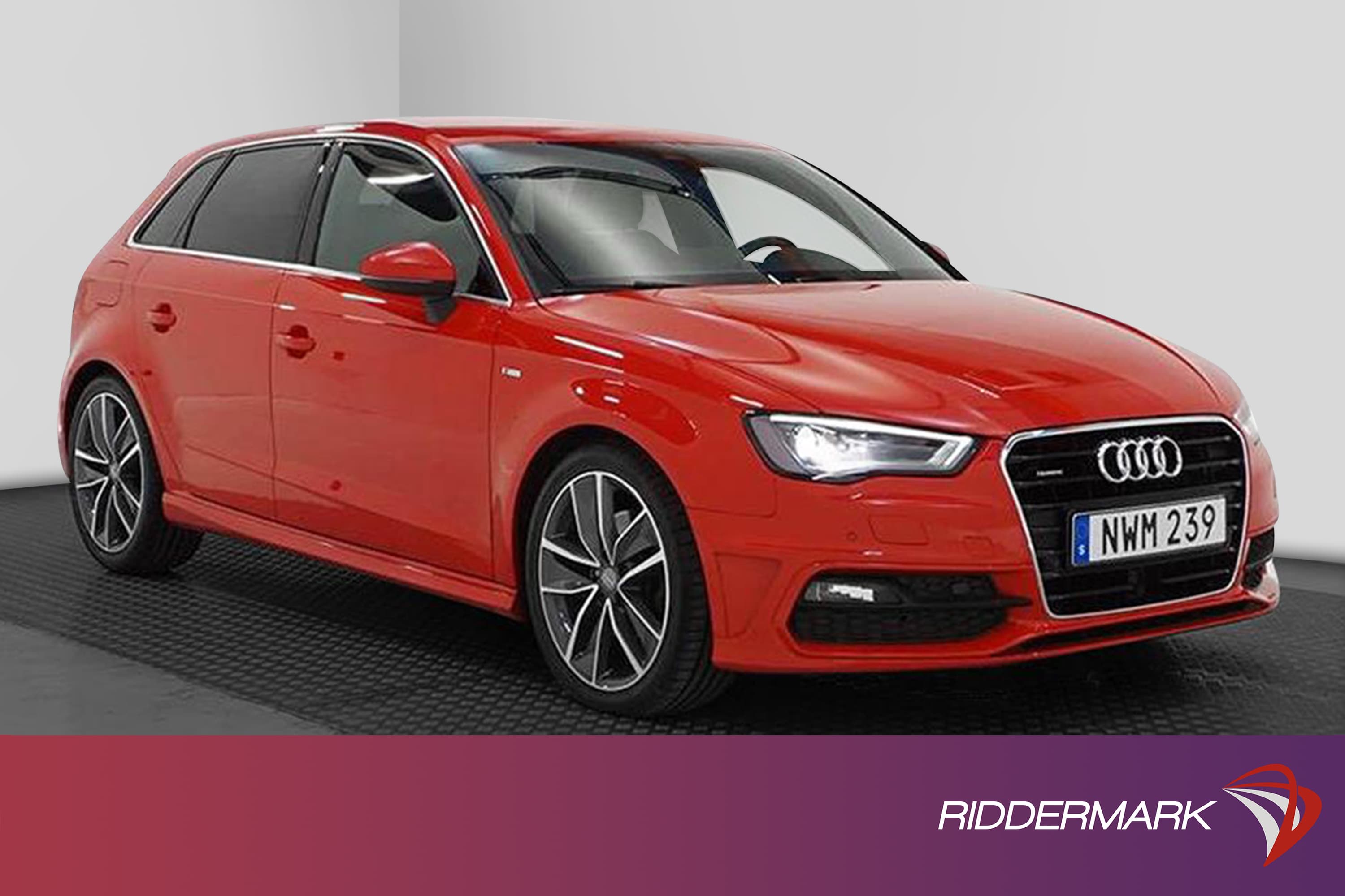Audi A3 2.0 TDI 184hk Quattro S-Line M-värm 0.49l/milexteriör