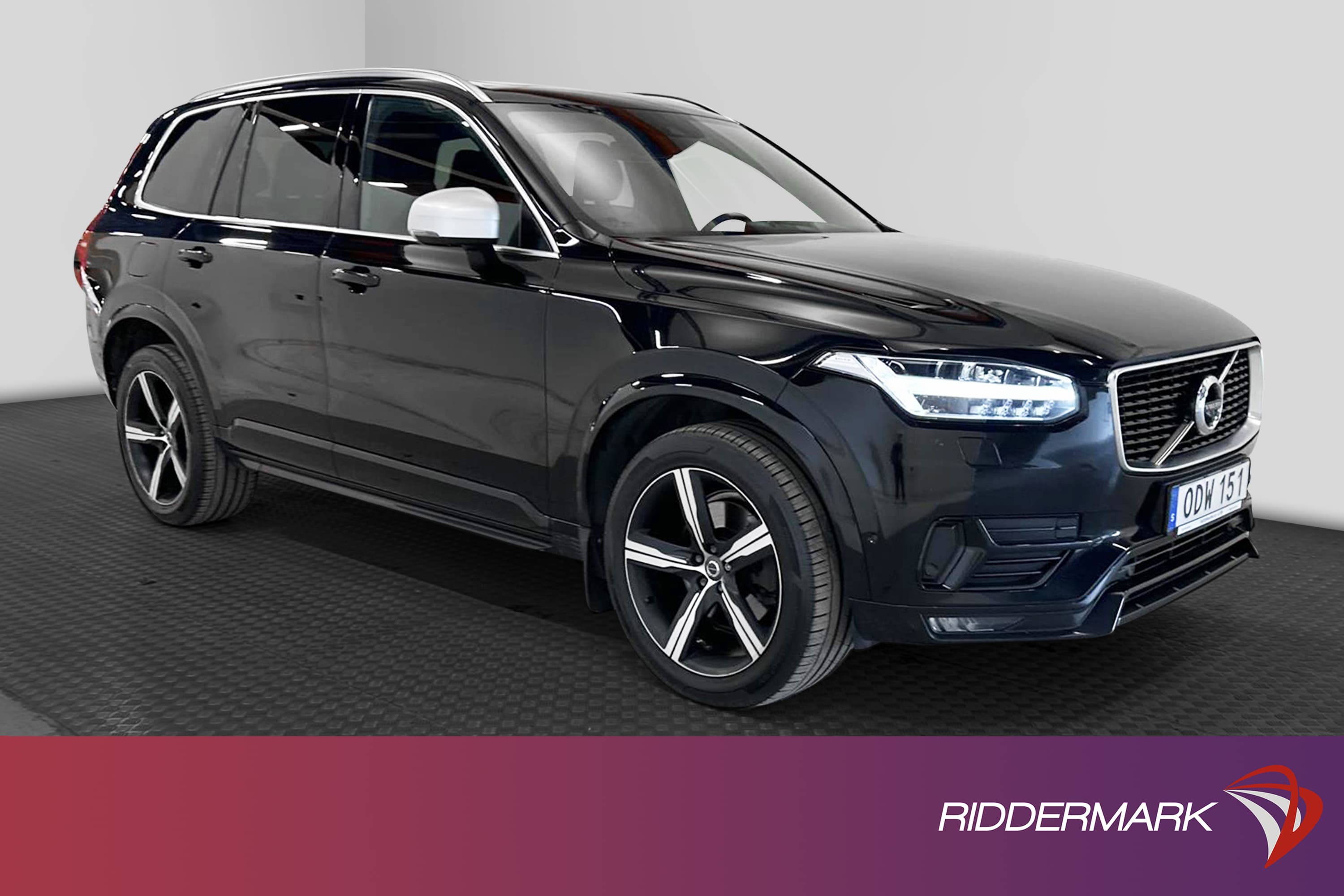 Volvo XC90 D5 AWD 235hk R Design Voc D-Värm Pano HUD 7 Sits