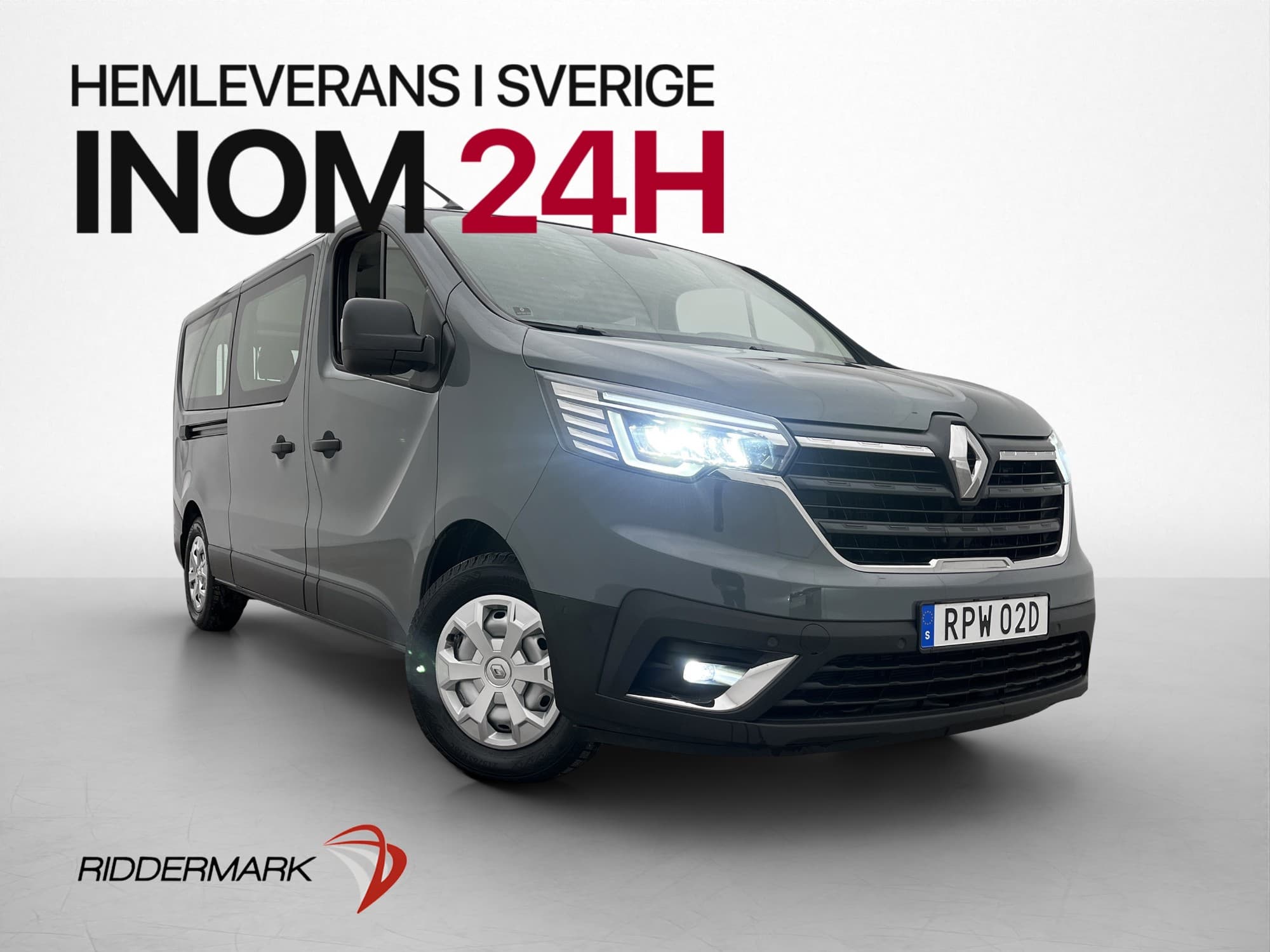 Renault trafic Grand Kombi 170hk B-Kamera Drag 9-Sits MOMS