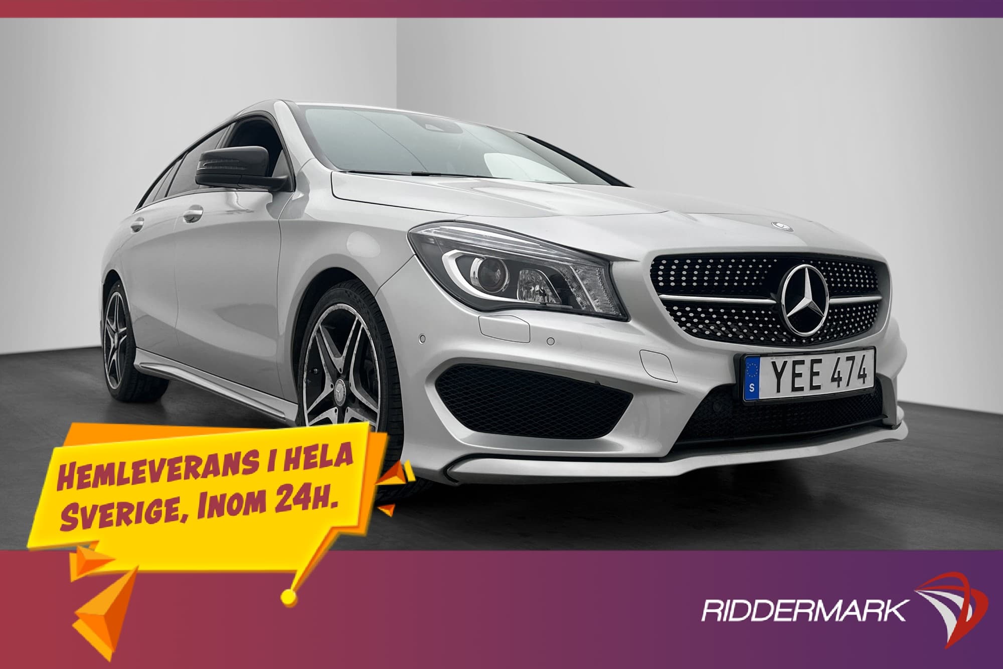 Mercedes-Benz CLA SB 220 d 4M AMG Värm Navi Kamera Halvskinn