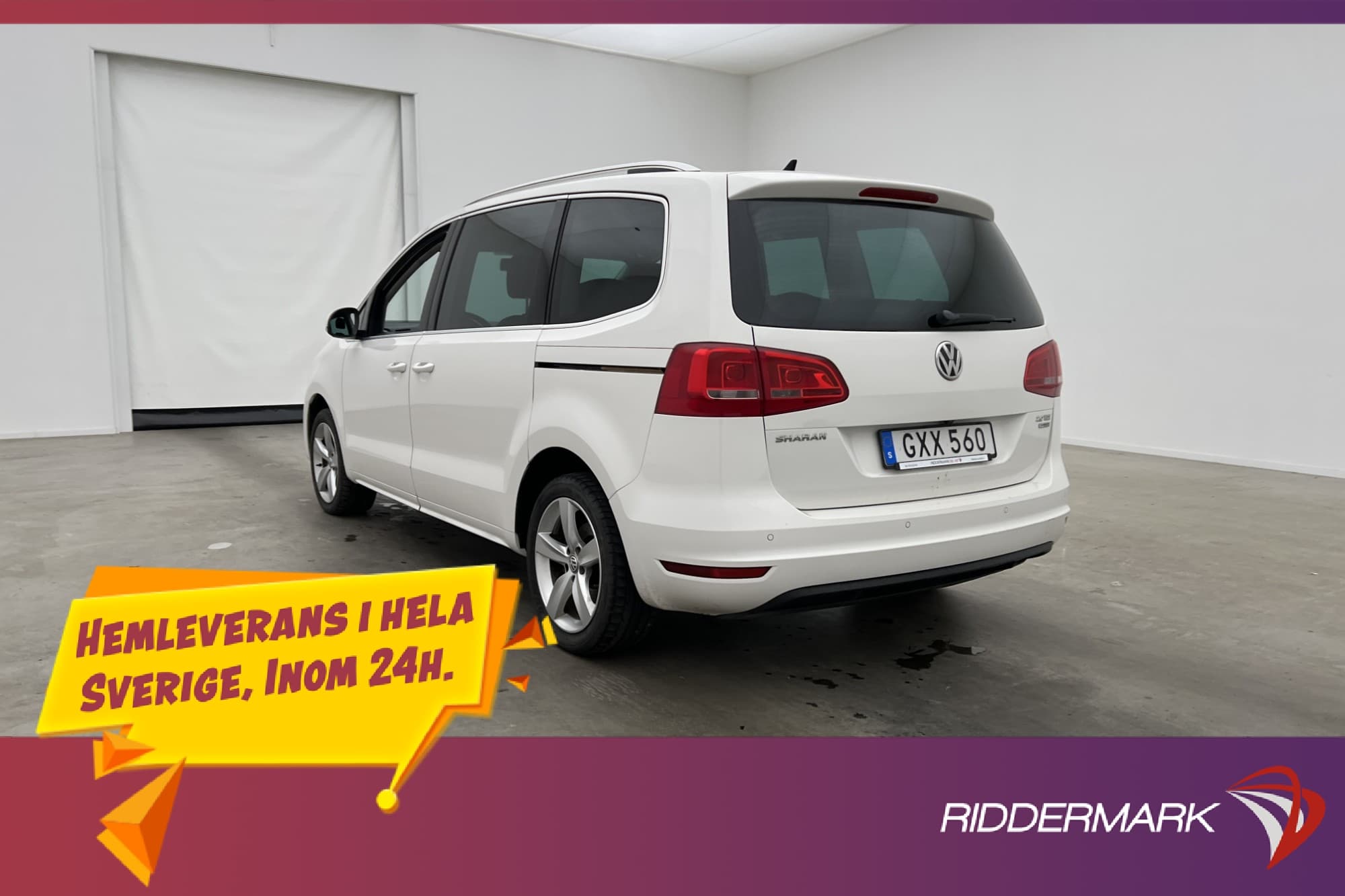 Volkswagen Sharan 2.0 TDI 140hk 7-sits Värmare Pano Drag