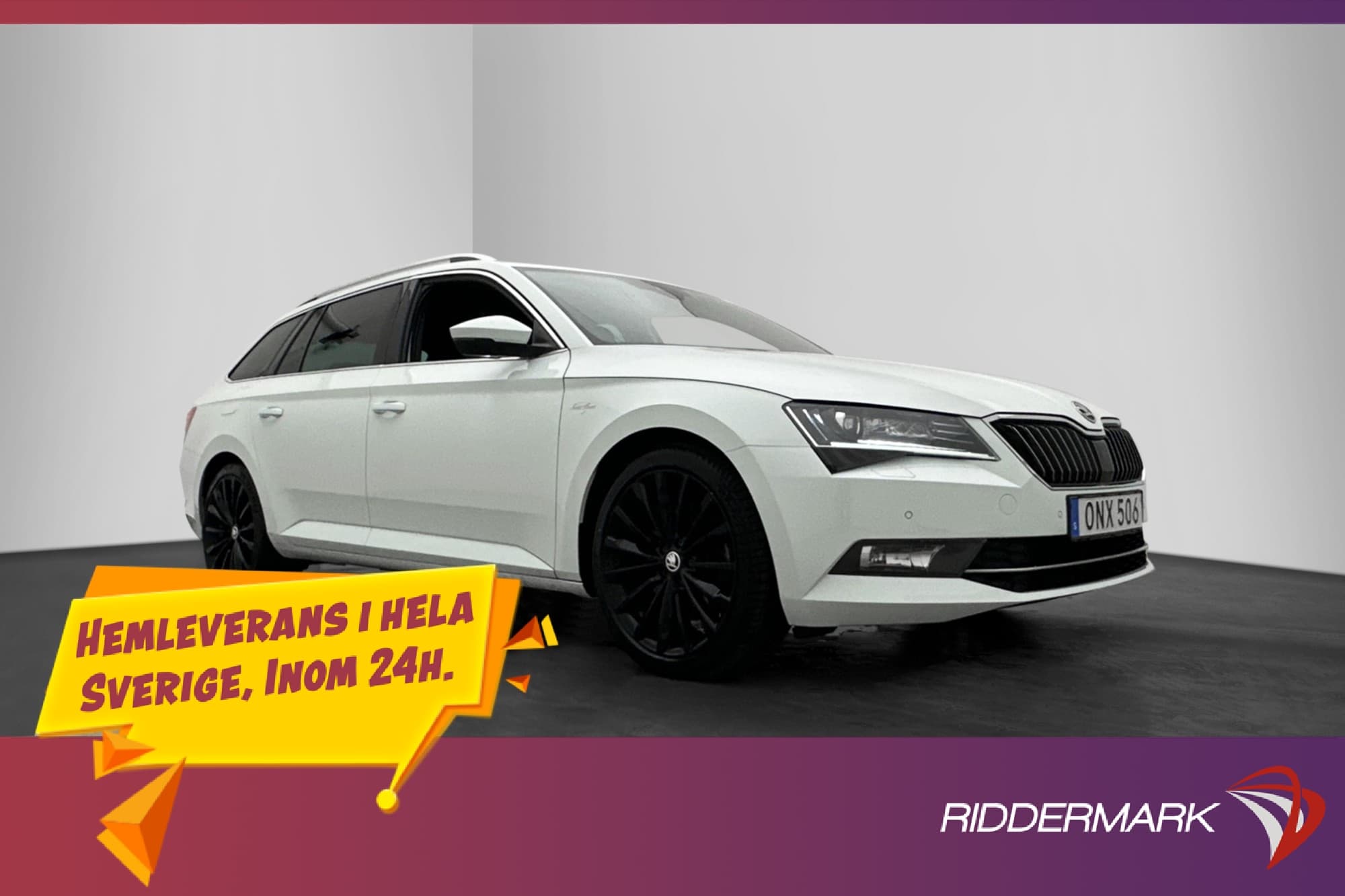 Skoda Superb TSI 4x4 L&K Värmare Canton Kamera CarPlay Drag