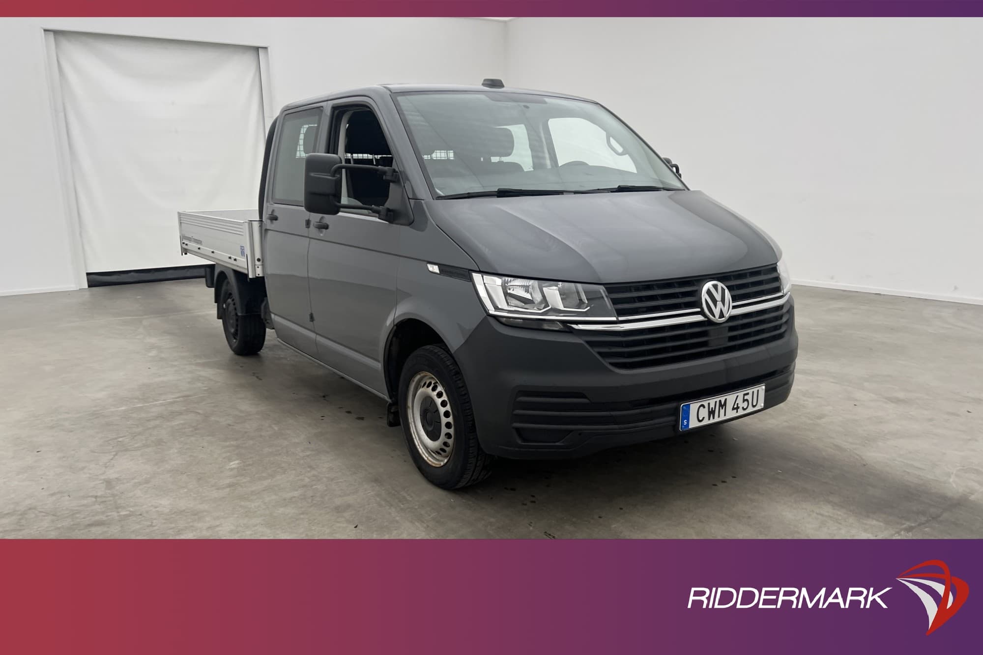 Volkswagen Transporter Dubbelhytt FLAK Värm Drag 6-Sits MOMS