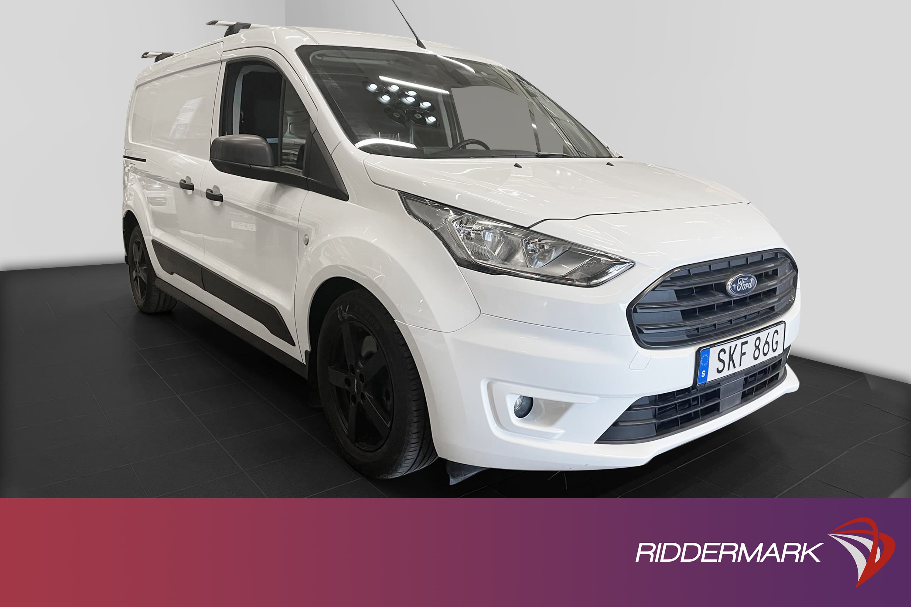 Ford Transit Connect Automat 120hk LWB Drag Värmare Moms