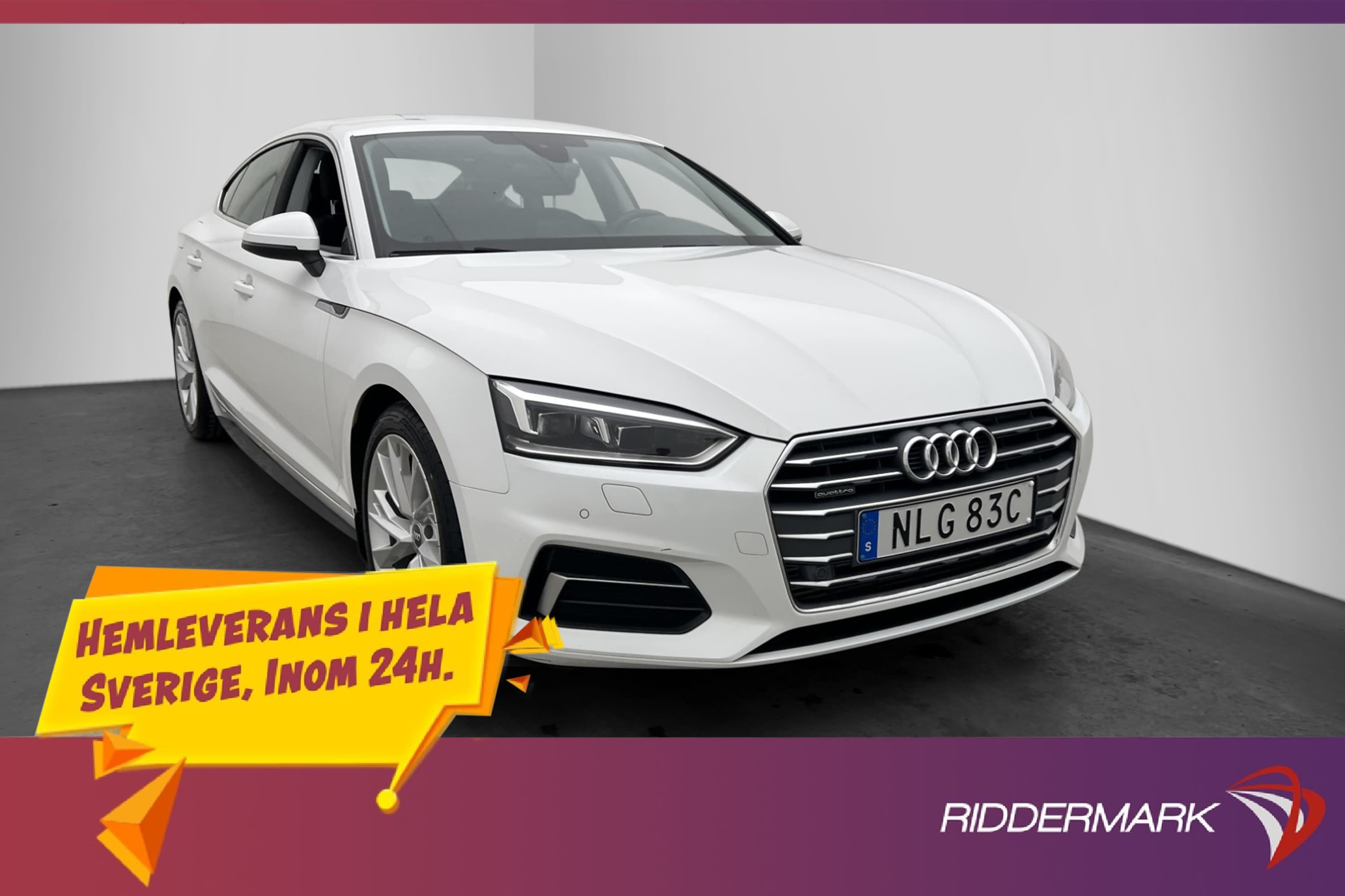 Audi A5 45 245hk Quattro Proline Sensorer Bluetooth