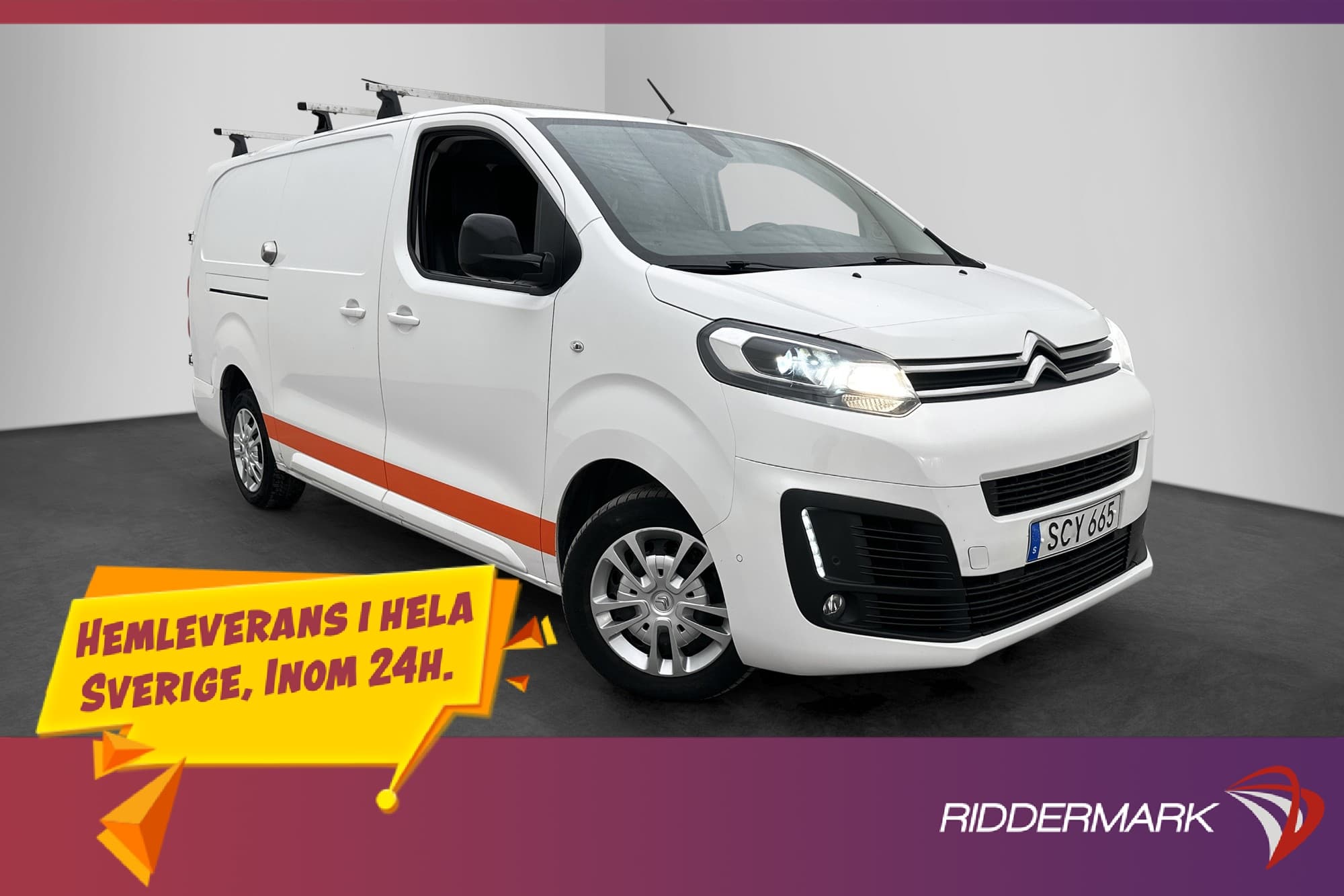 Citroën Jumpy L3 2.0HDi Värmare B-Kamera Drag 3-Sits Moms
