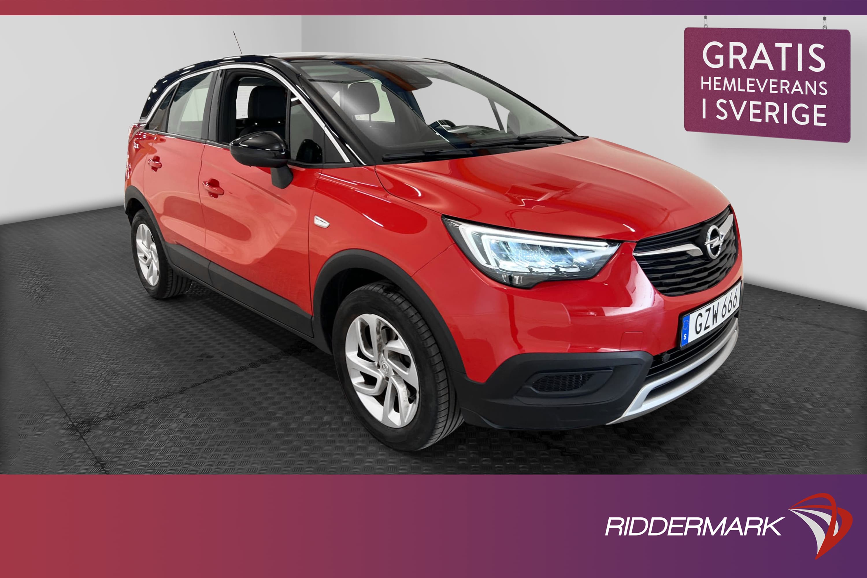 Opel Crossland X 1.2 Turbo 110hk M/K-Värm Rattvärme 1-Bruk