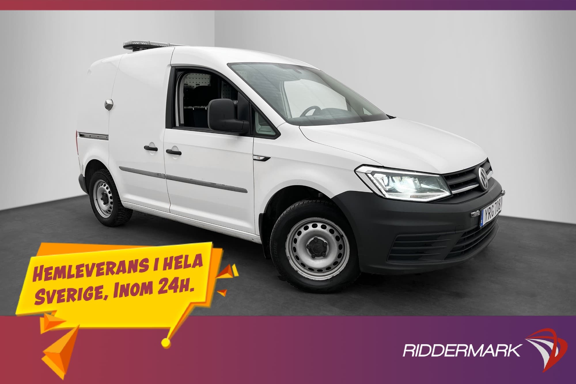 Volkswagen Caddy 2.0TDI Värmare LED Dragkrok V-Inredd Moms 