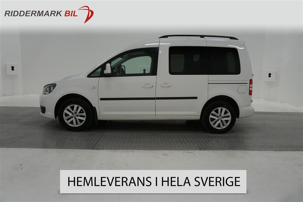 Volkswagen Caddy Life 2.0 109hk 5sits B-kamera Drag 