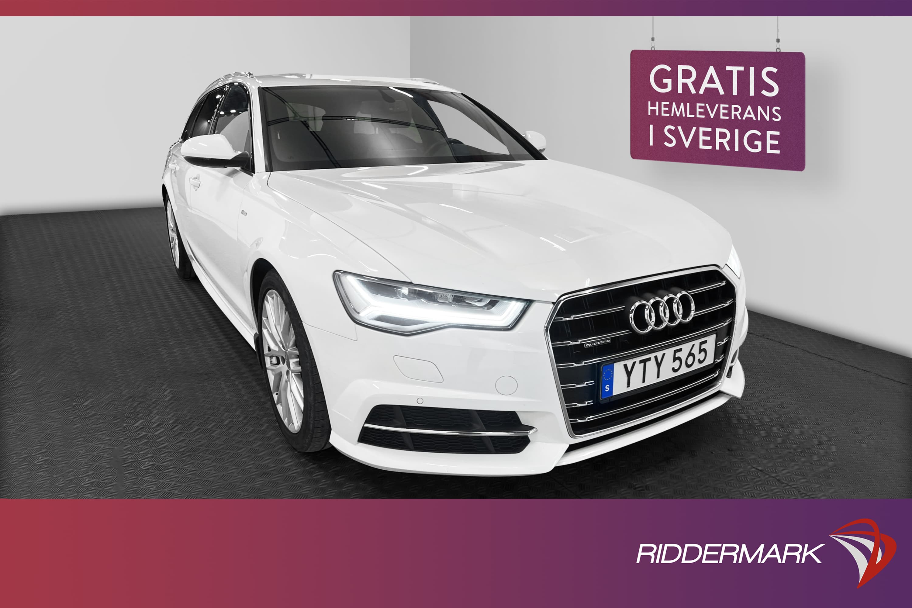 Audi A6 Avant 2.0 TDI Q 190hk S-Line Värmare Matrix Drag