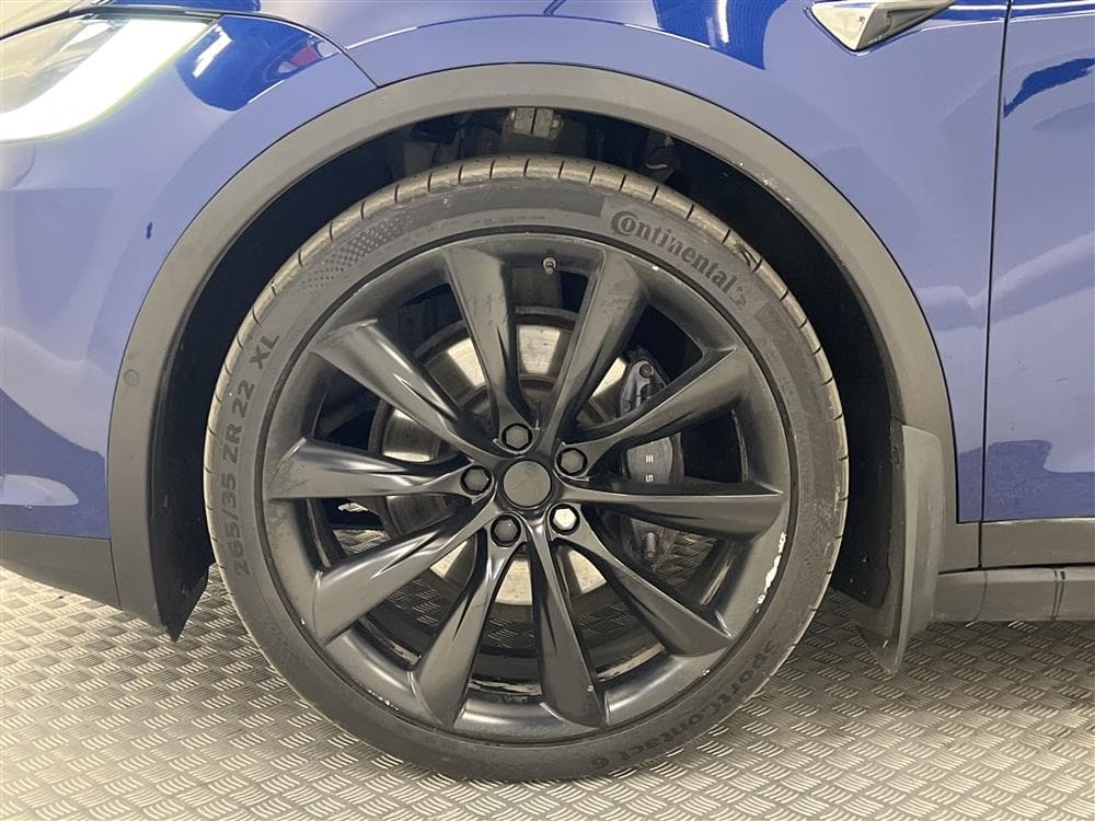 Tesla Model X 100D AWD 6 Sits Drag Uppgraderad AP Vinter pktinteriör