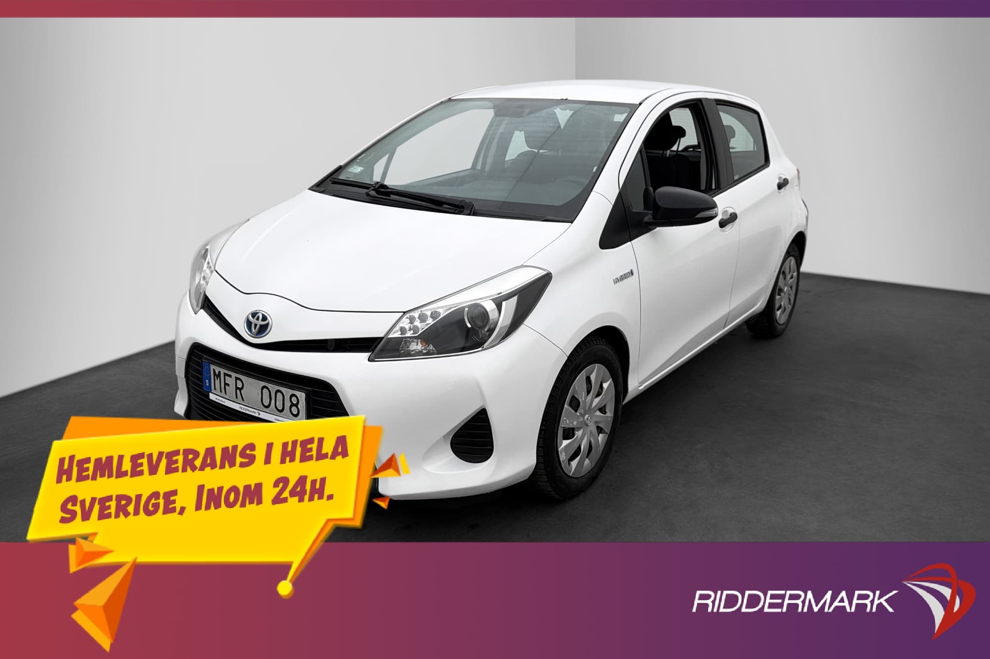 Toyota Yaris Hybrid e-CVT 101hk M-Värm P-Sensorer 0,35L/Mil