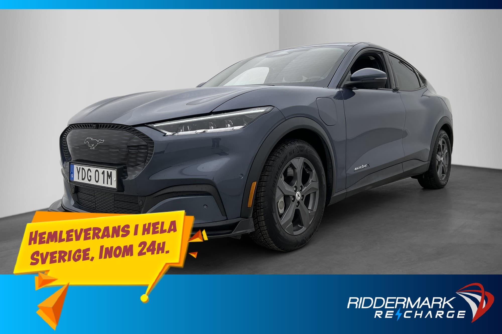 Ford Mustang Mach-E Long Range RWD B&O 360° Skinn CarPlay