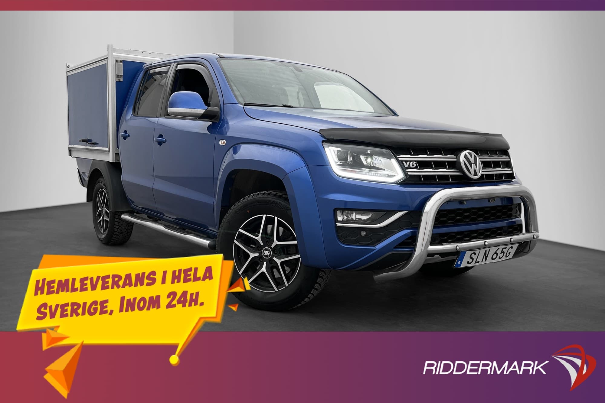 Volkswagen Amarok Aventura 258hk 4M Värm Drag Påbyggnad Moms
