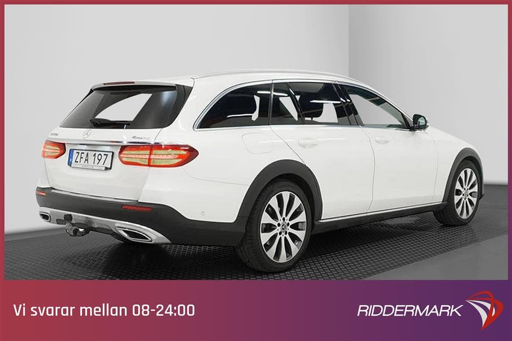 Mercedes-Benz E 220 All-T 4M Widescreen Pano Burmester 360exteriör