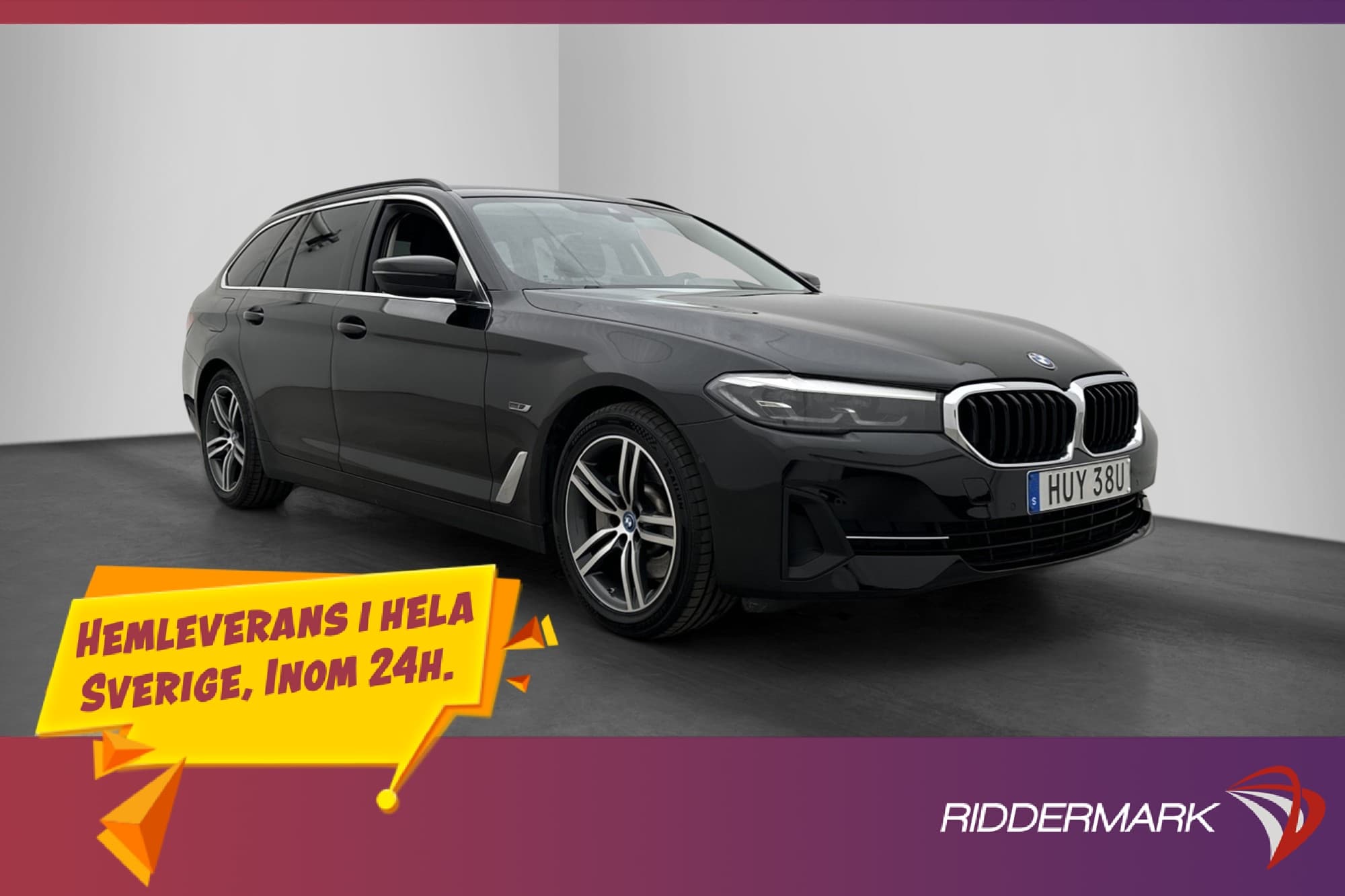 BMW 530e 292hk xDrive Kamera Cockpit Sensorer Drag MOMS