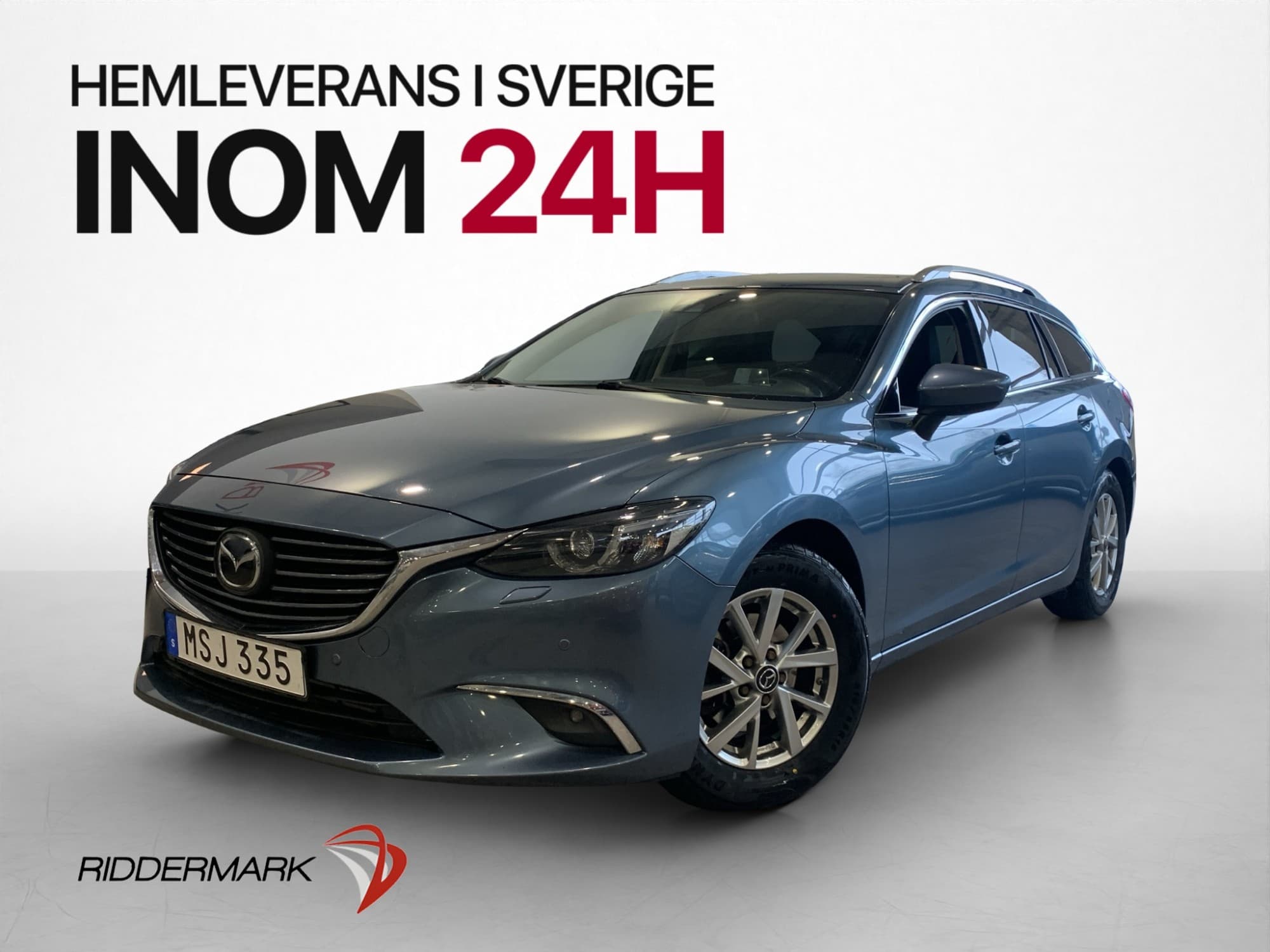 Mazda 6 Wagon 2.2 AWD 175hk Optimum BOSE Värmare HuD Drag