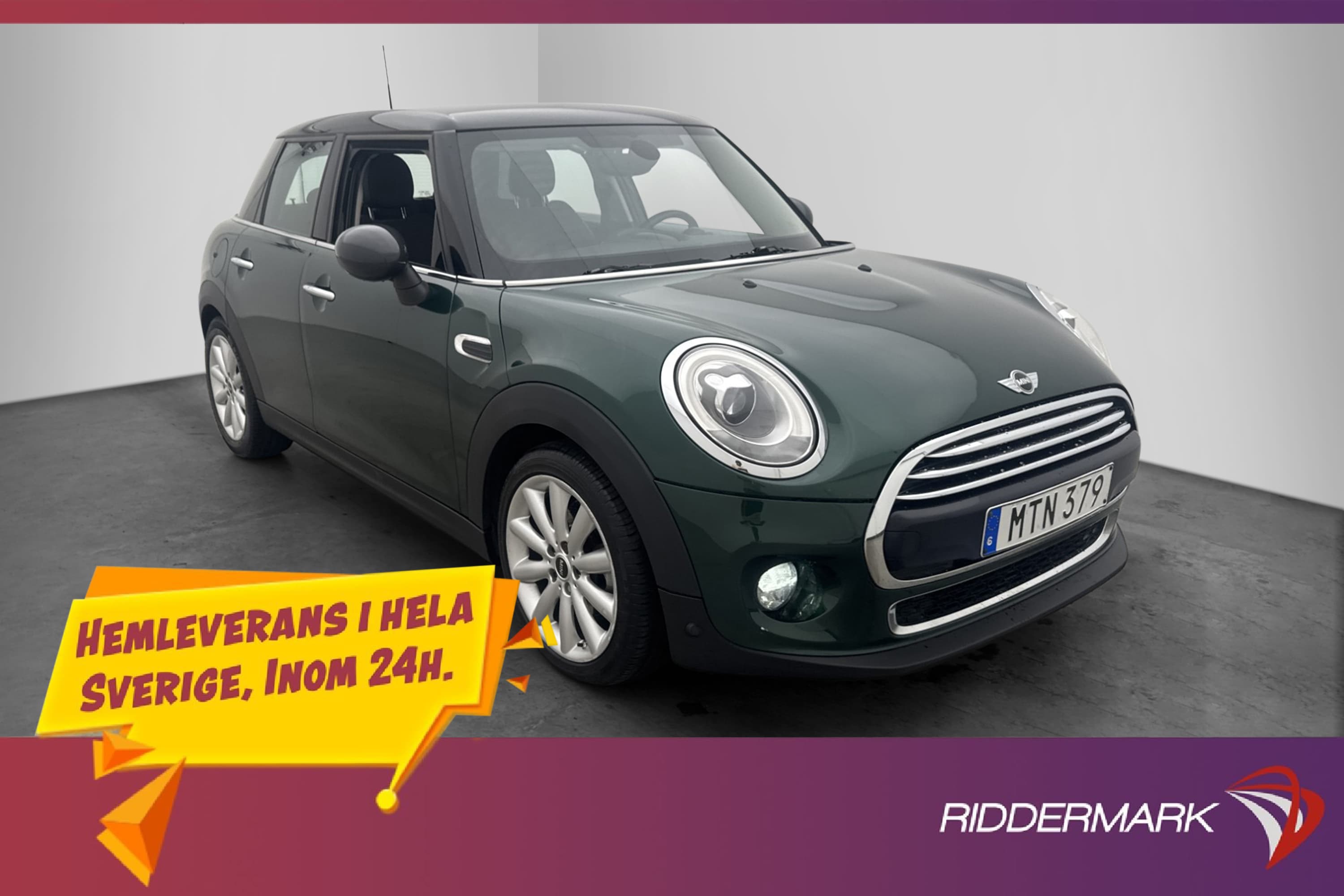 MINI Cooper D 5-dörrars Chili P-Sensorer Halvskinn Keyless