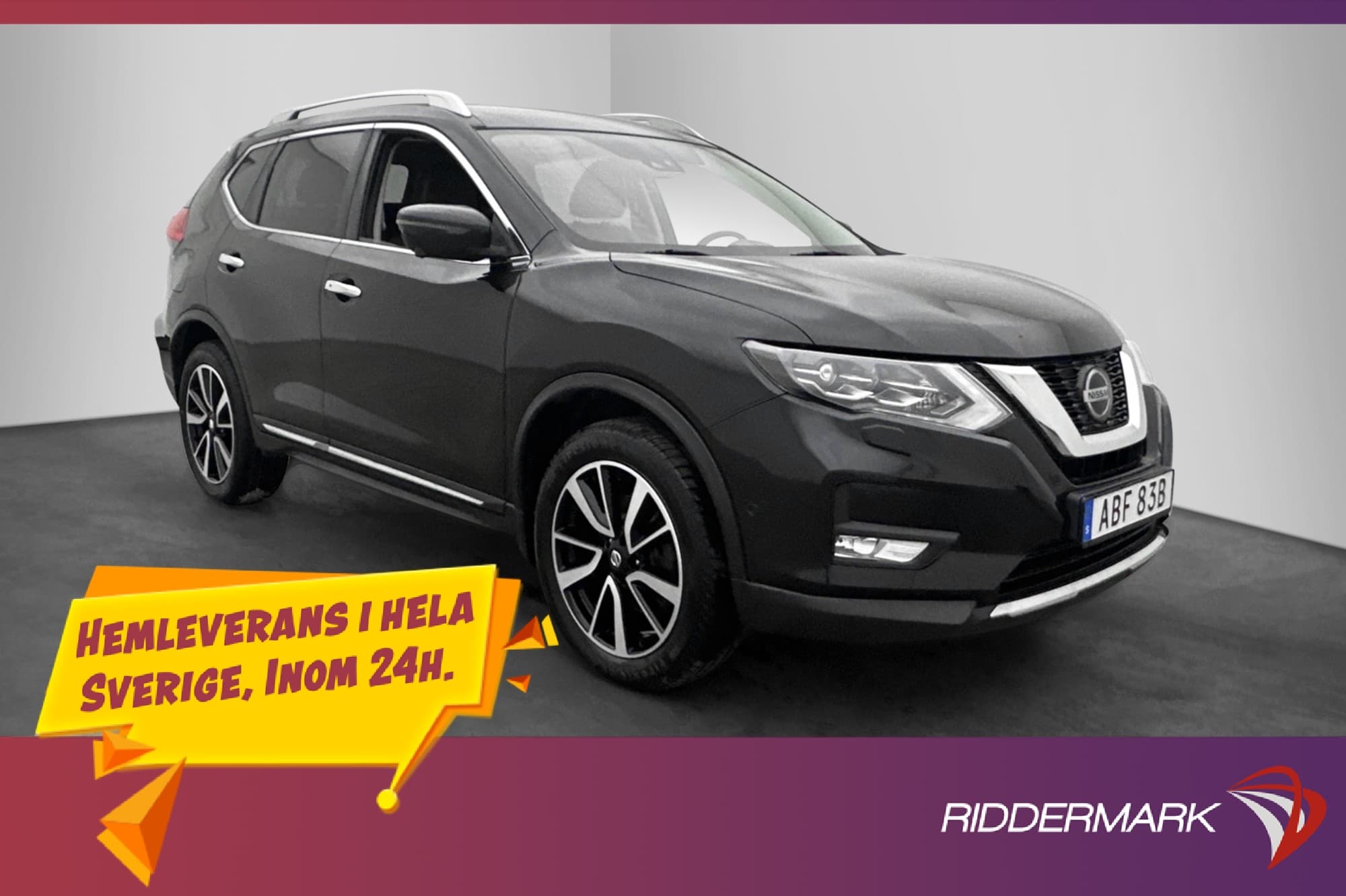 Nissan X-Trail 150hk Tekna BOSE M&K-Värmare 360° Navi Skinn