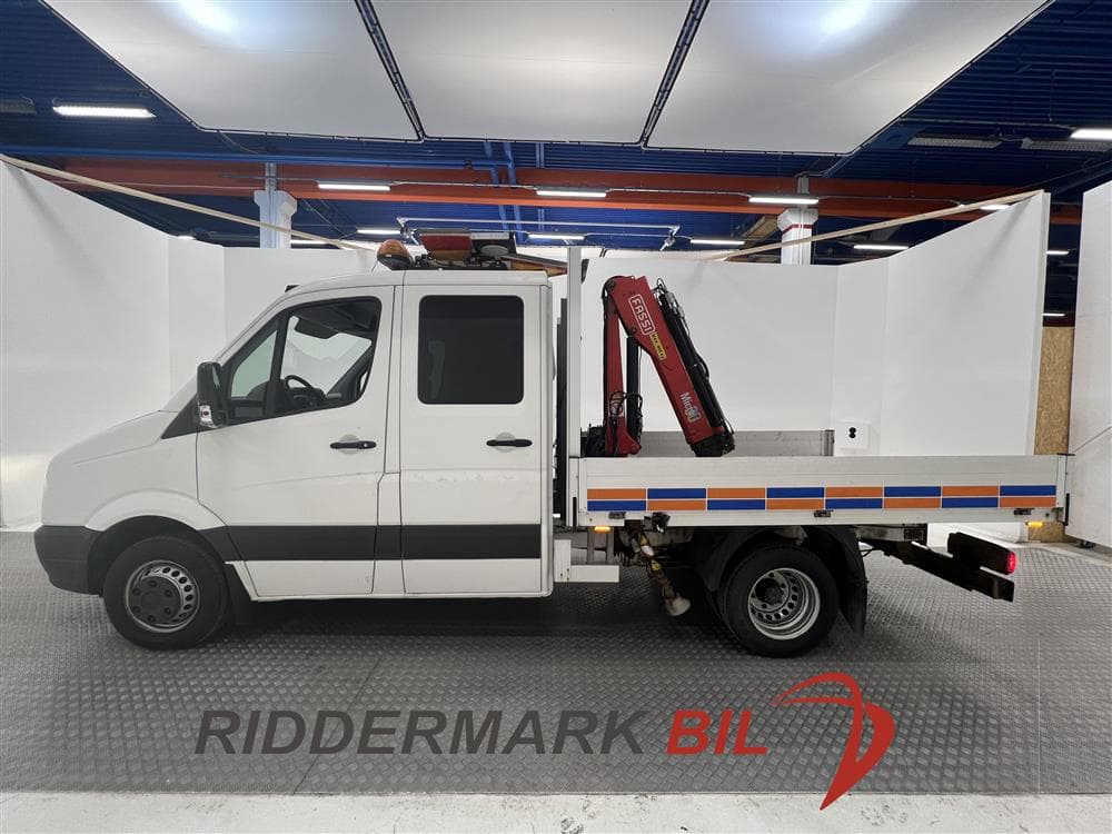 Volkswagen Crafter 2.0 163hk 6sits Kranbil Värmare Moms  
